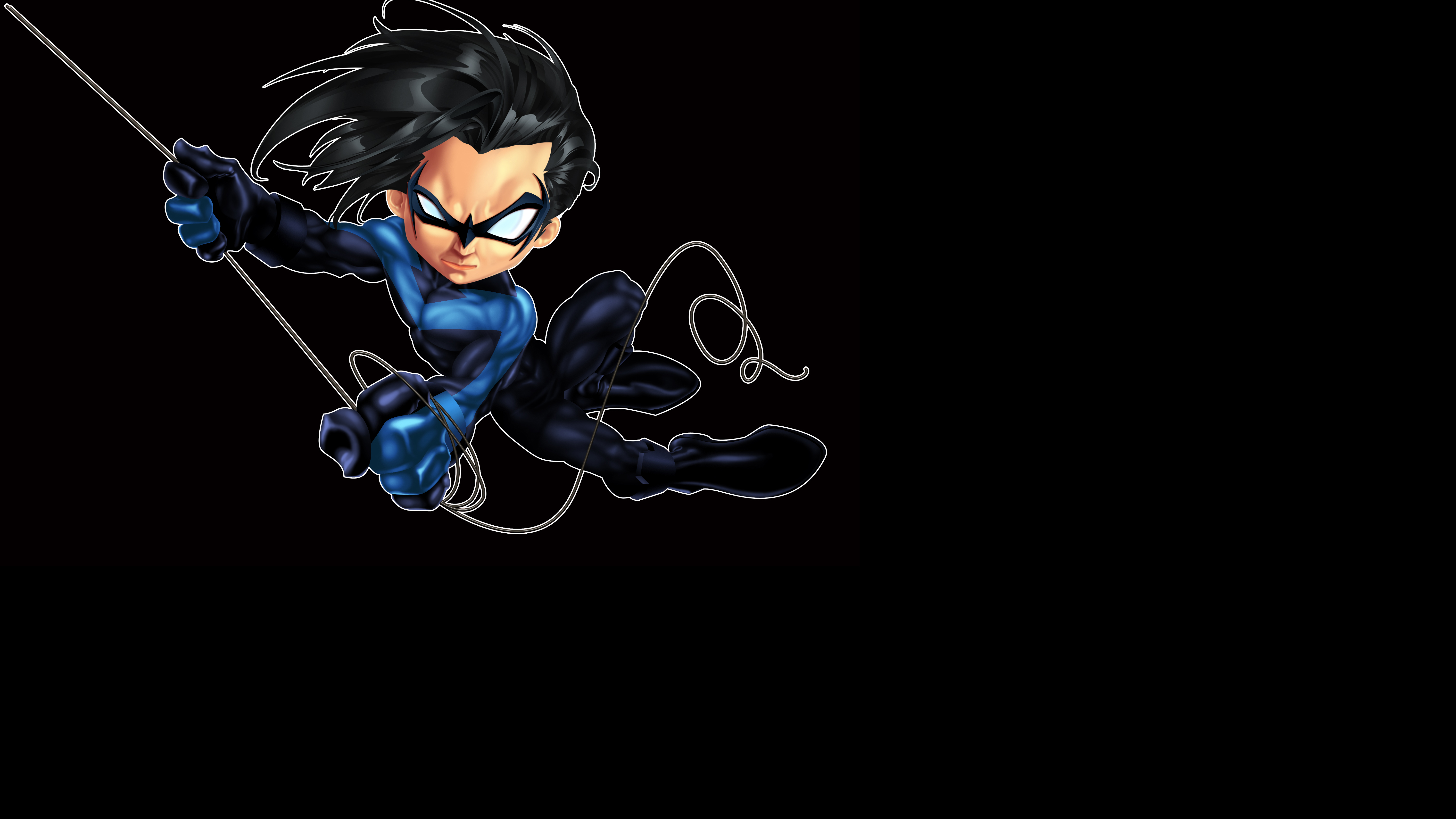 Nightwing 5K Minimal Wallpapers