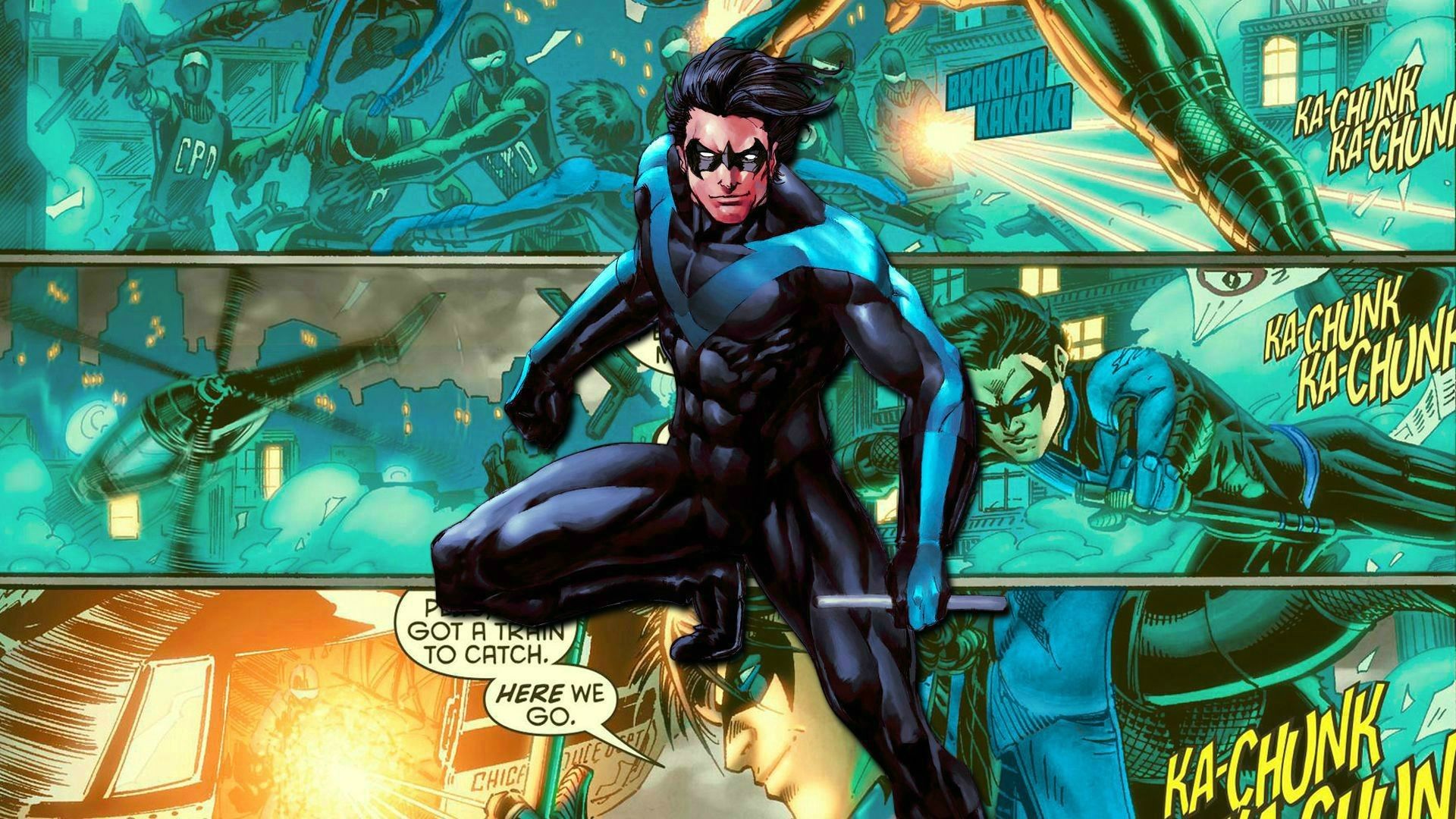 Nightwing Comic Digital Wallpapers