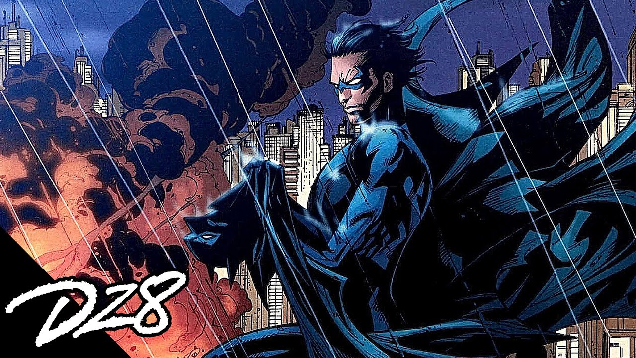 Nightwing Fighting Art Wallpapers