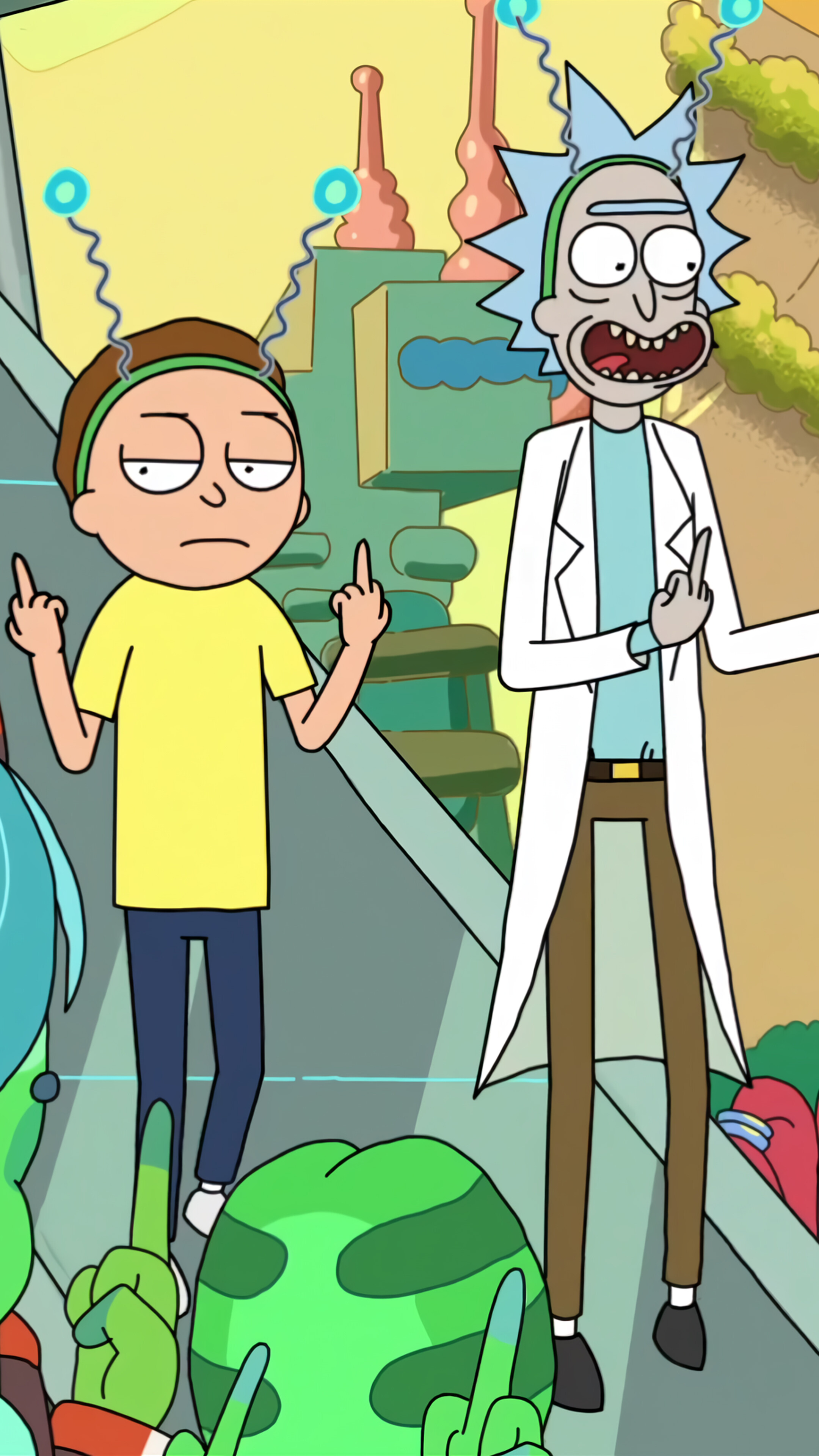 Peace Among Worlds Rick And Morty Wallpapers