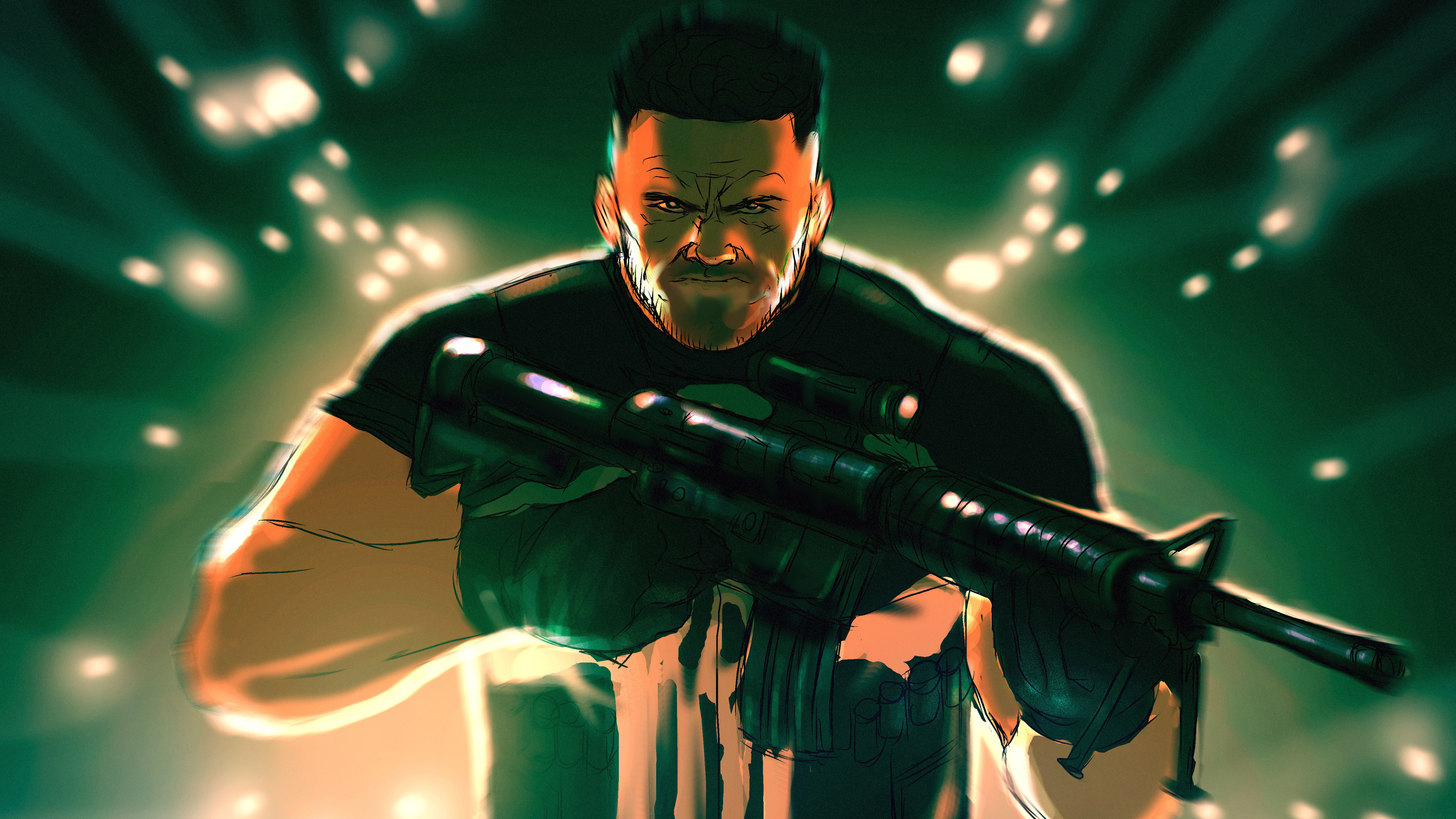 Punisher 4K Art Wallpapers