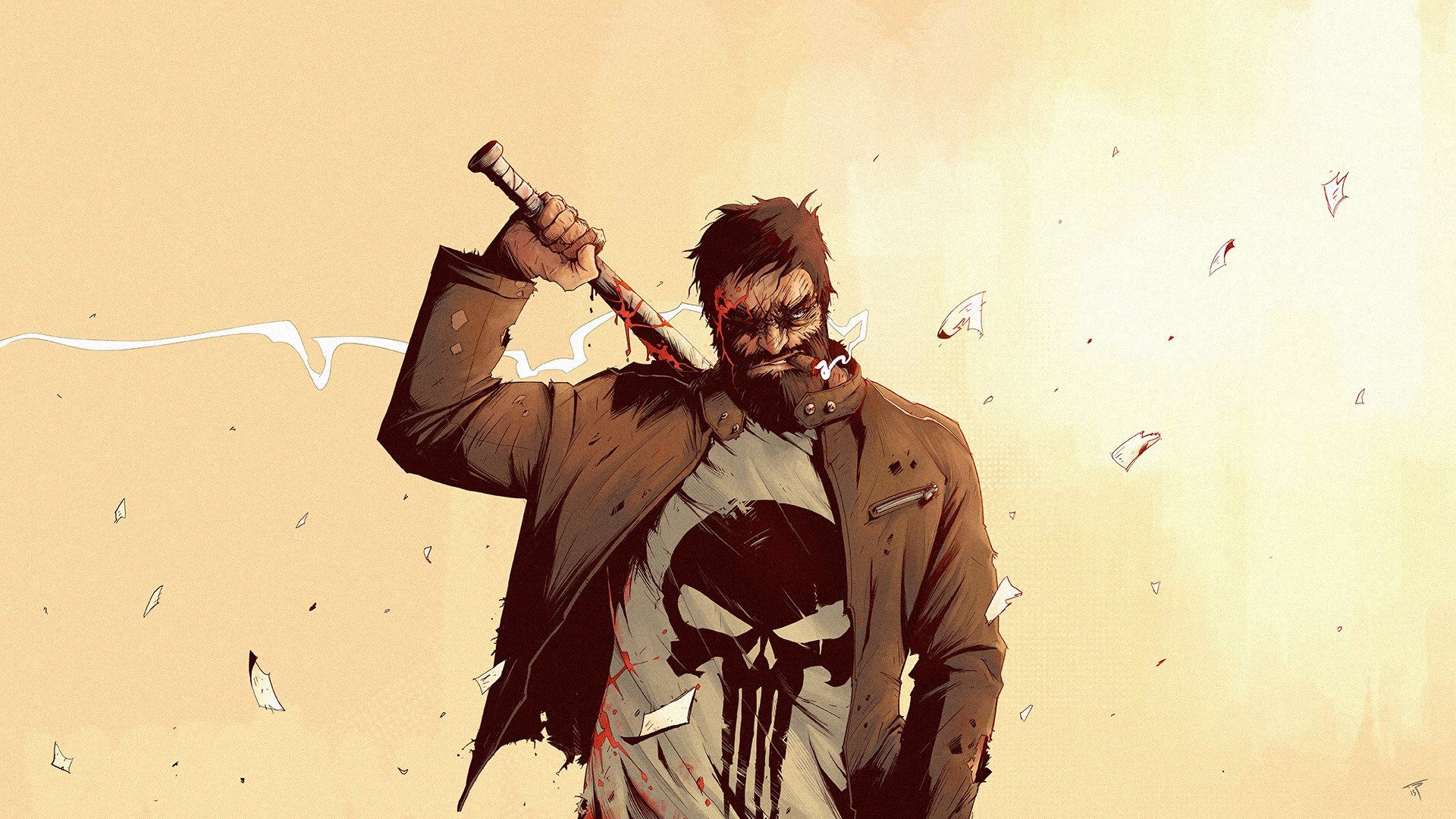 Punisher Comic Art Wallpapers