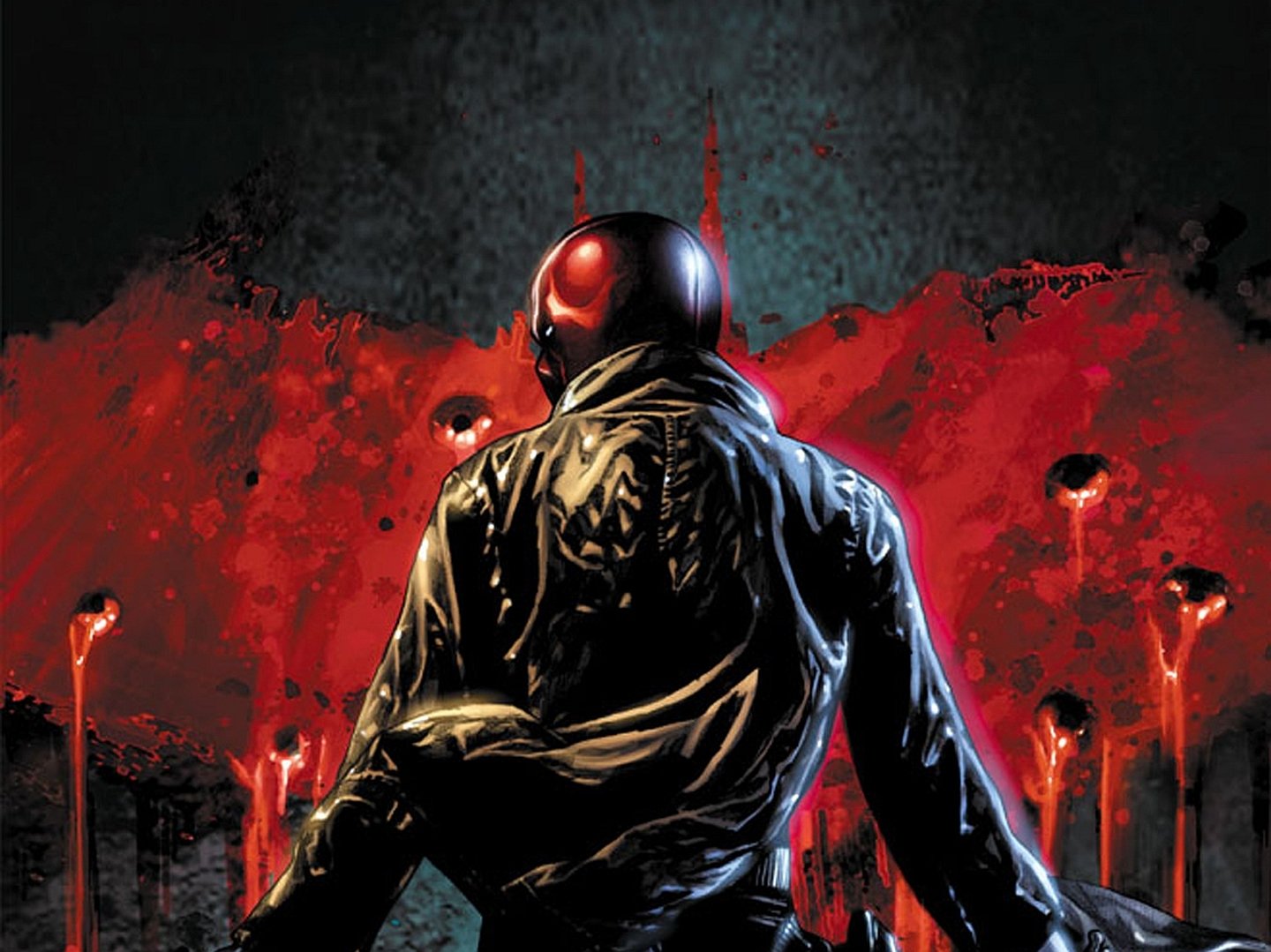 Red Hood On Bike Wallpapers