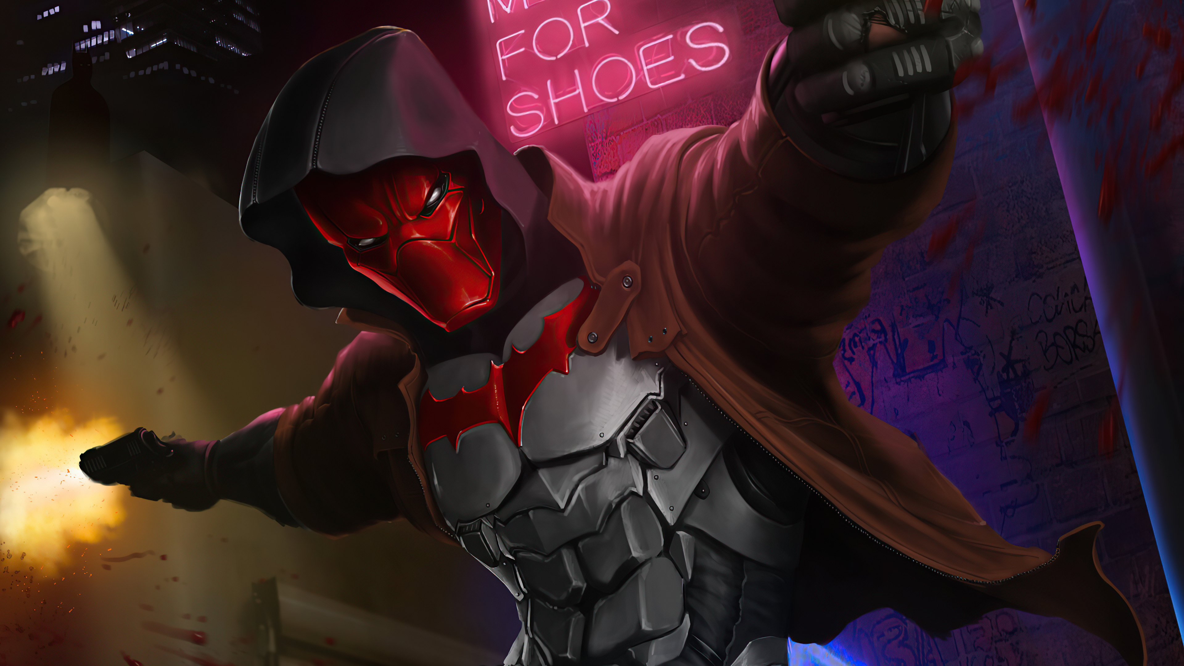 Red Hood On Bike Wallpapers