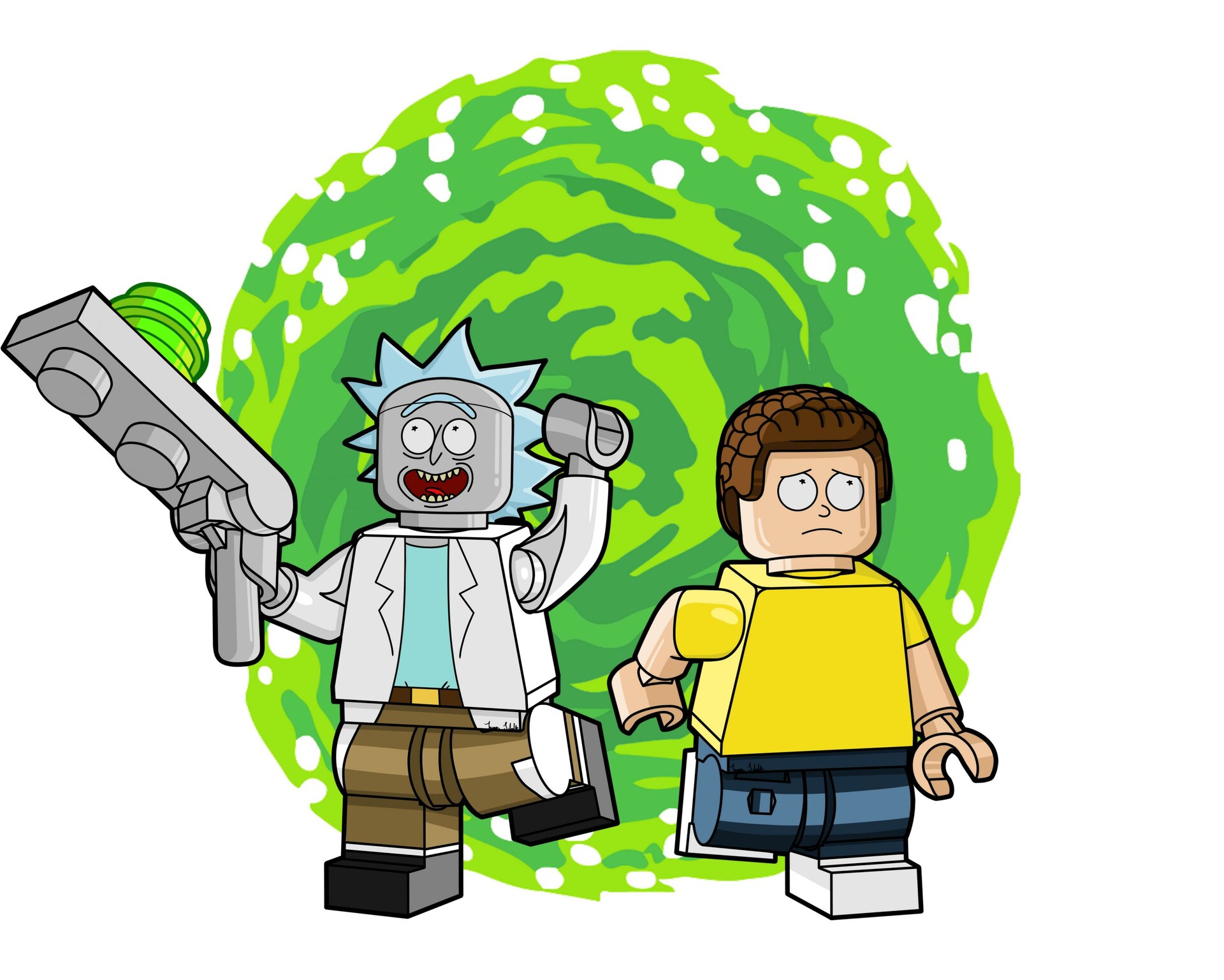 Rick And Morty Lego Wallpapers