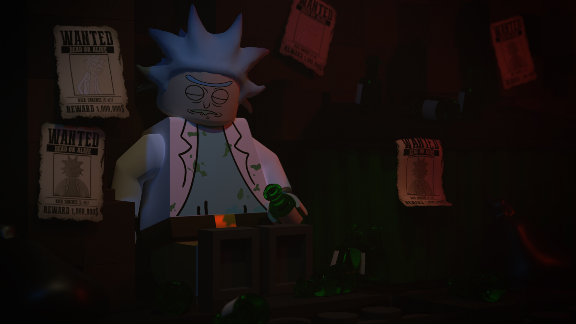 Rick And Morty Lego Wallpapers