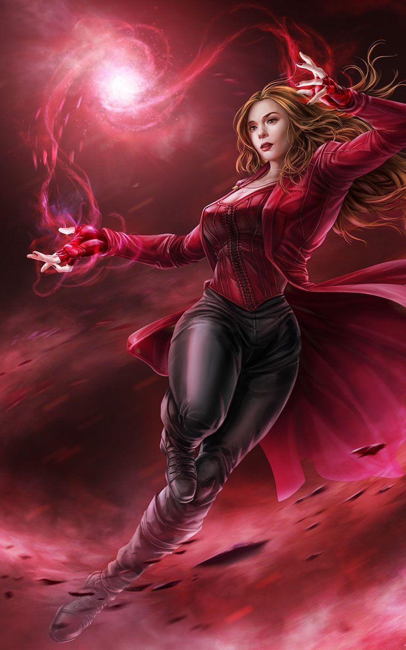 Scarlet Witch Marvel Cool Art Wallpapers