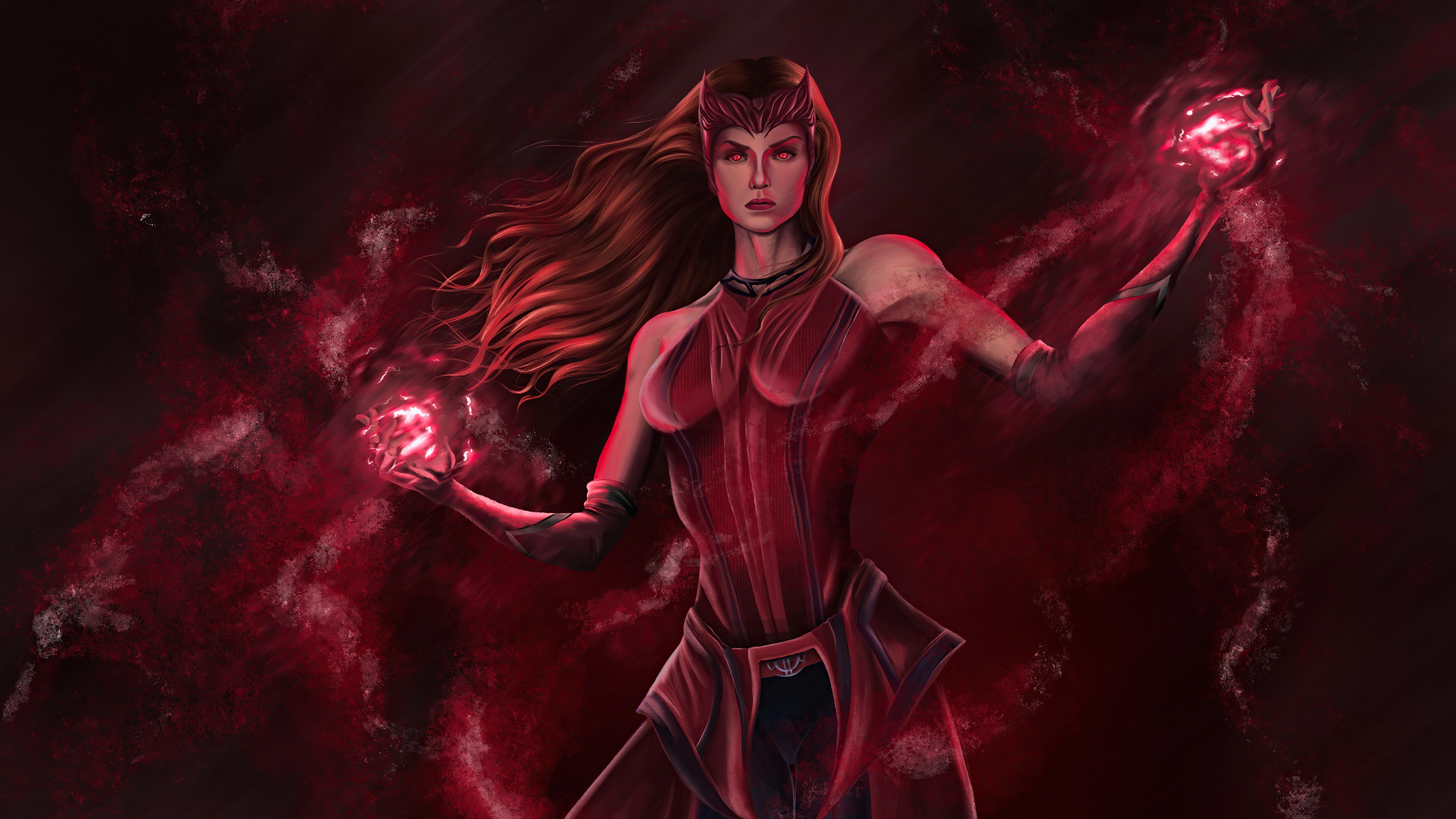 Scarlet Witch Marvel Cool Art Wallpapers