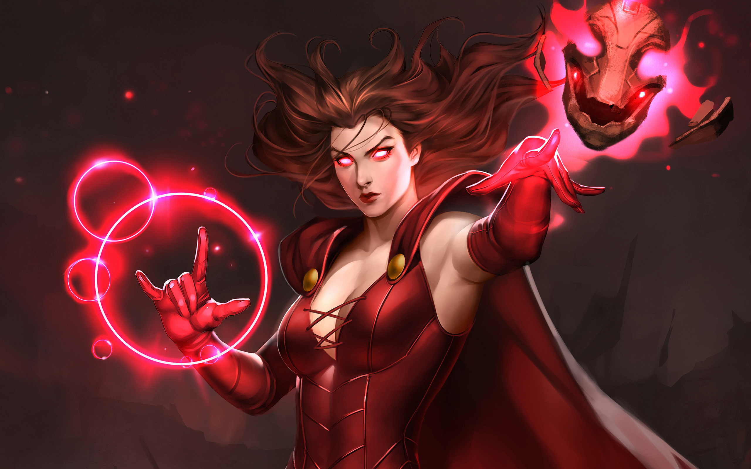 Scarlet Witch Marvel Cool Art Wallpapers