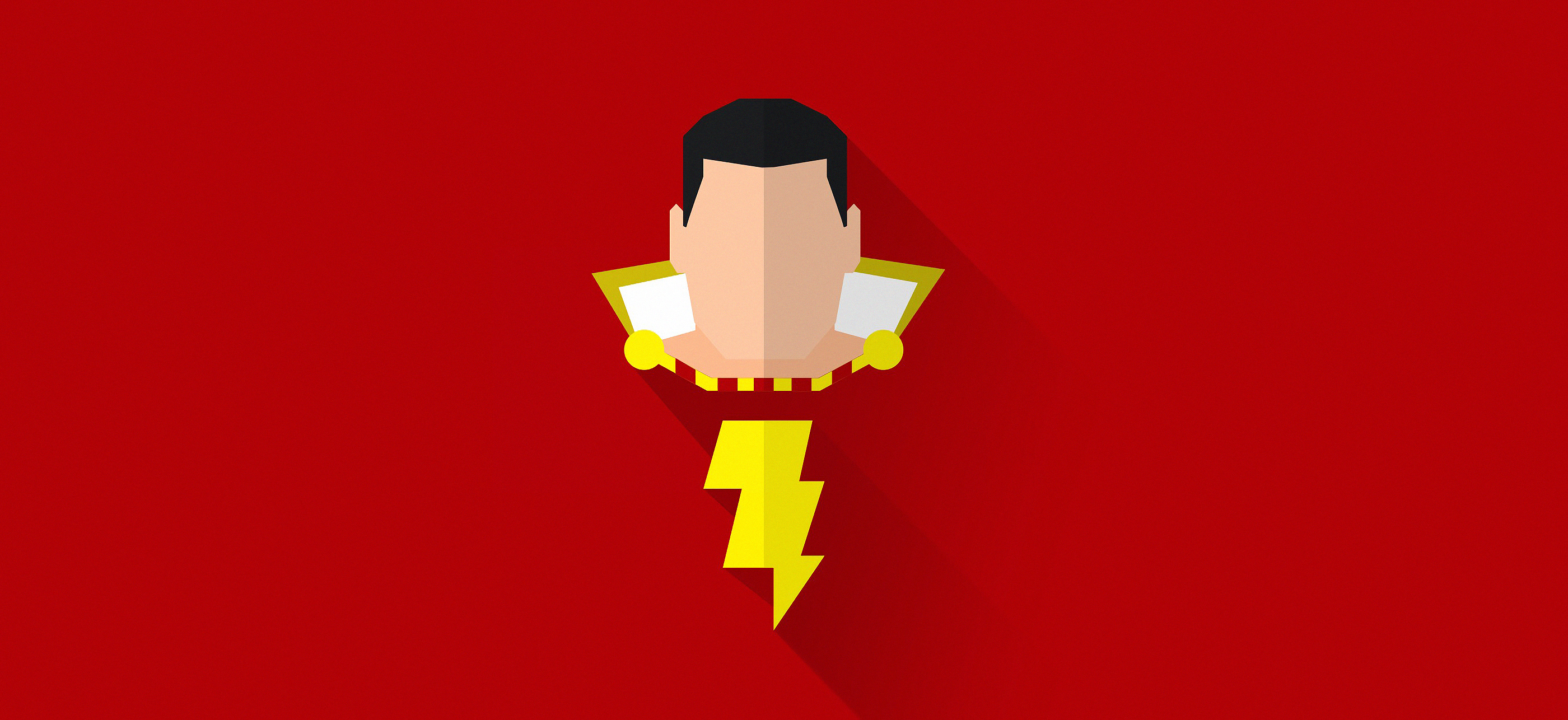 Shazam Minimal Artwork Wallpapers