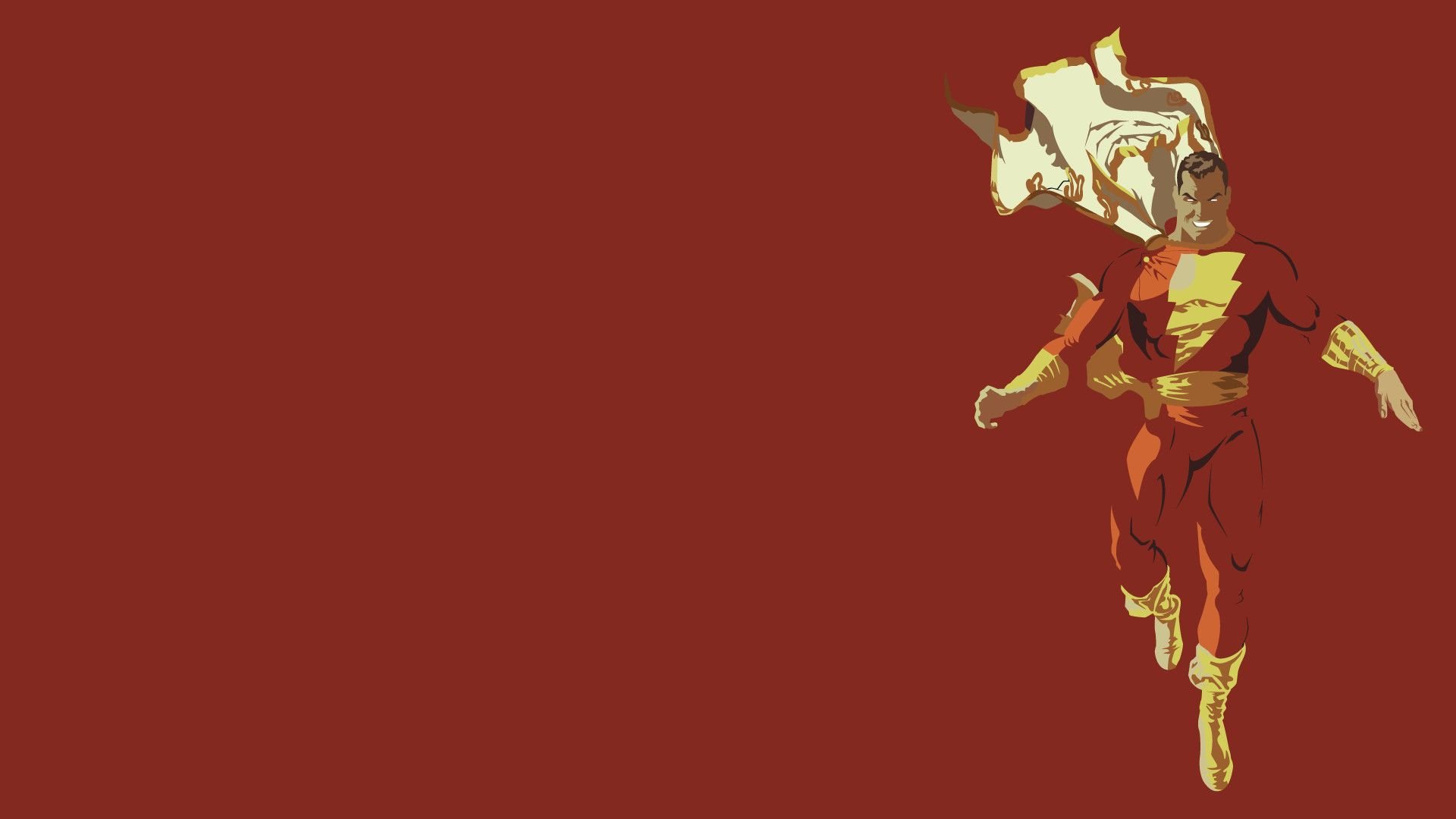 Shazam Minimal Artwork Wallpapers