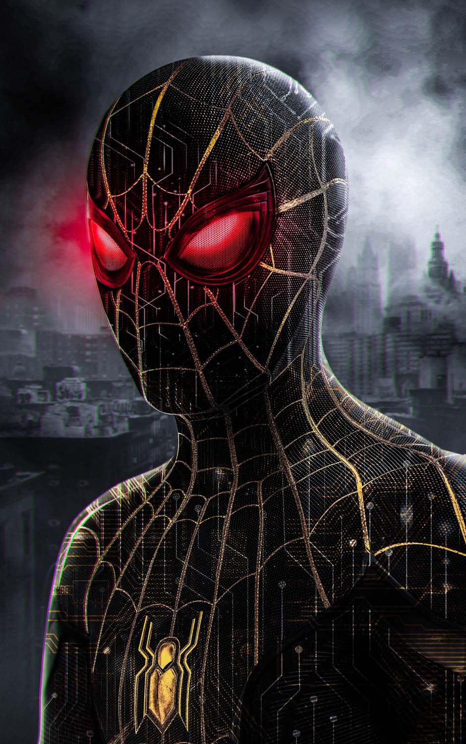 Spider Man Red And Black Suit Art Wallpapers