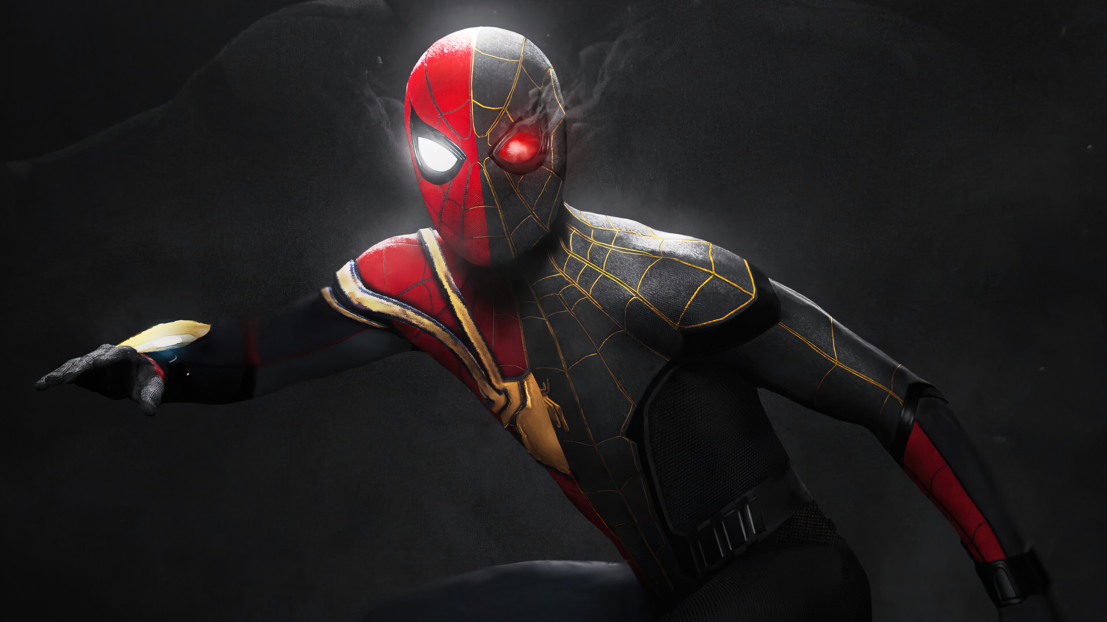 Spider-Man: No Way Home 4K Gold And Black Wallpapers