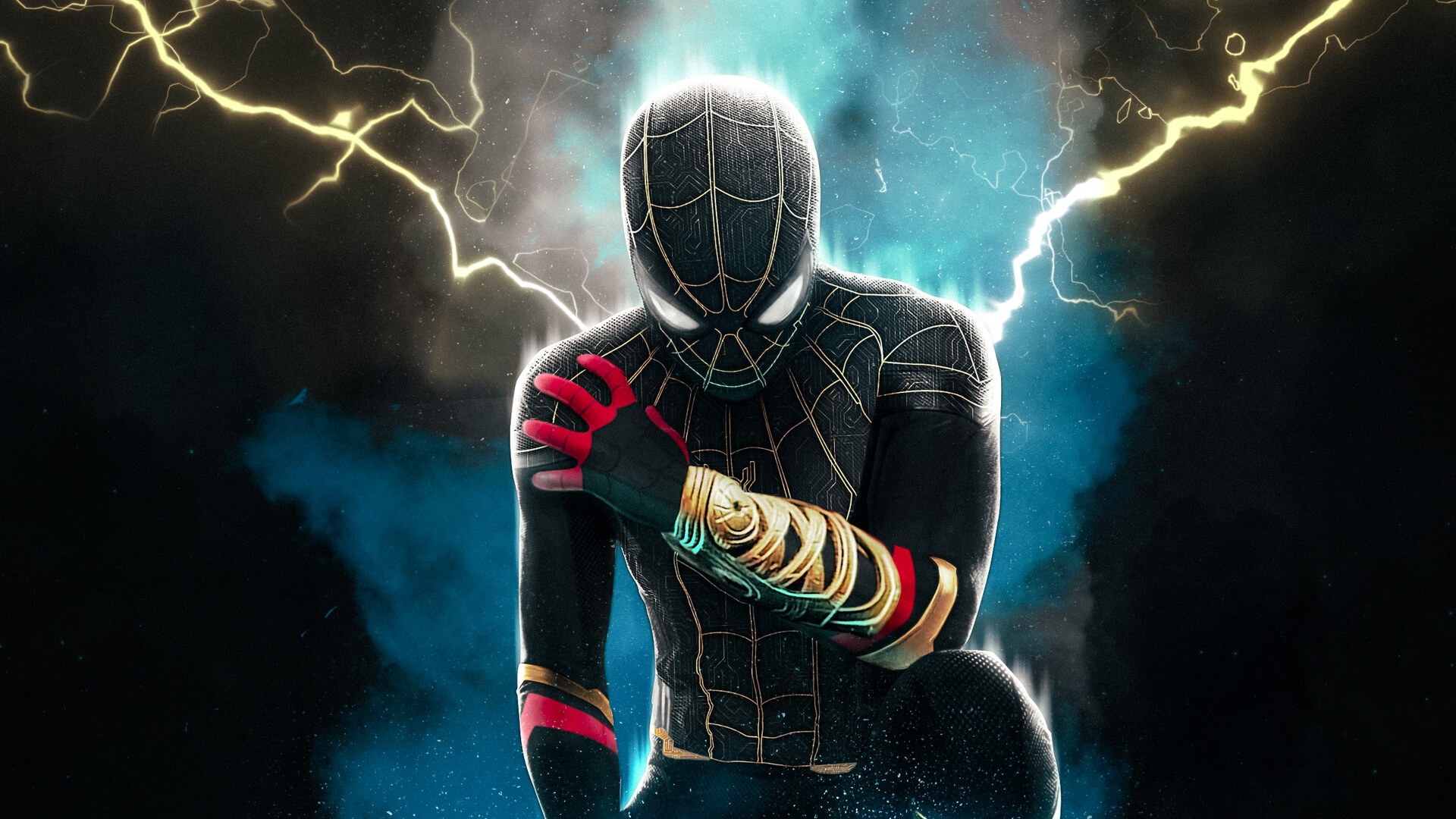 Spider-Man: No Way Home 4K Gold And Black Wallpapers