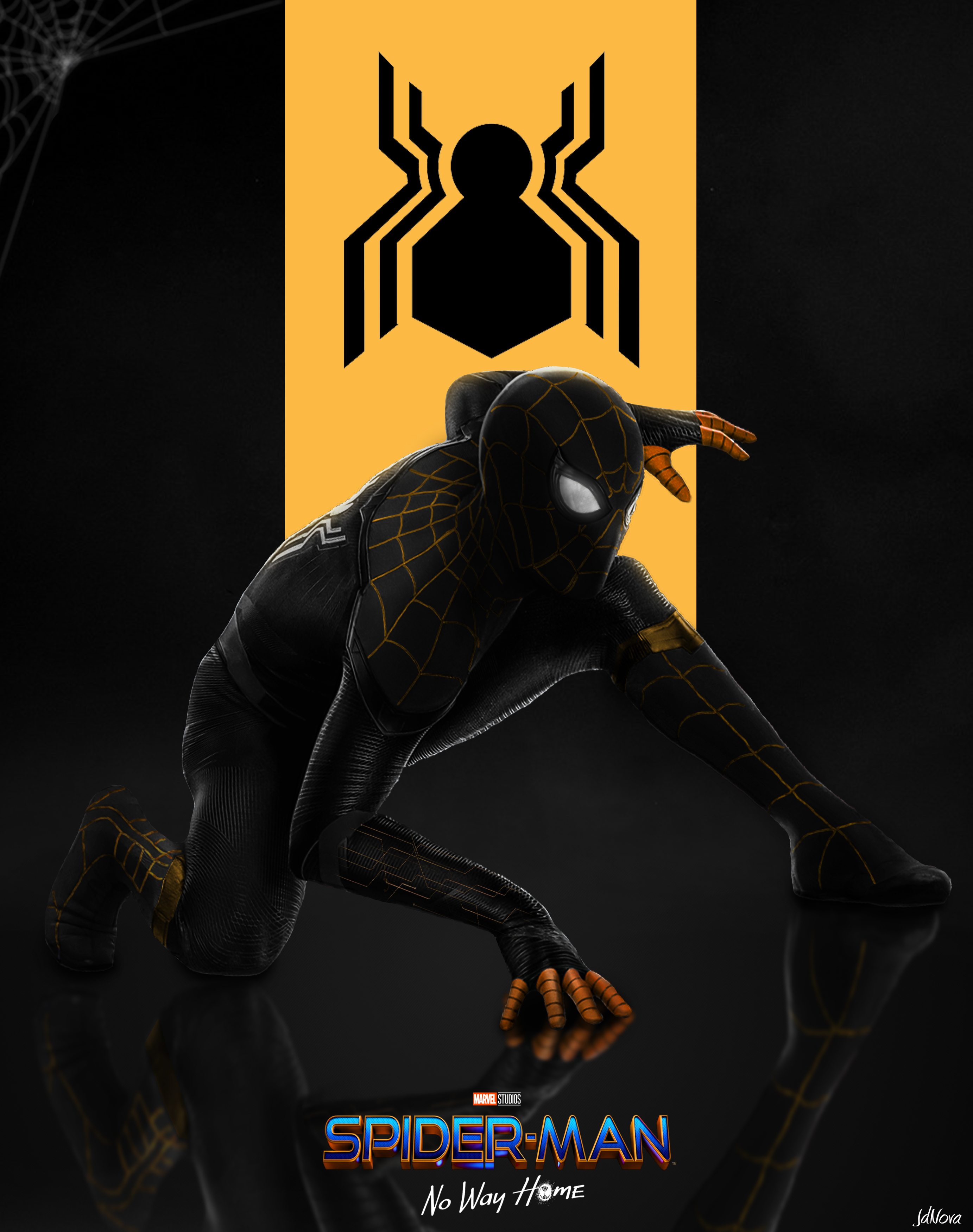 Spider-Man: No Way Home 4K Gold And Black Wallpapers