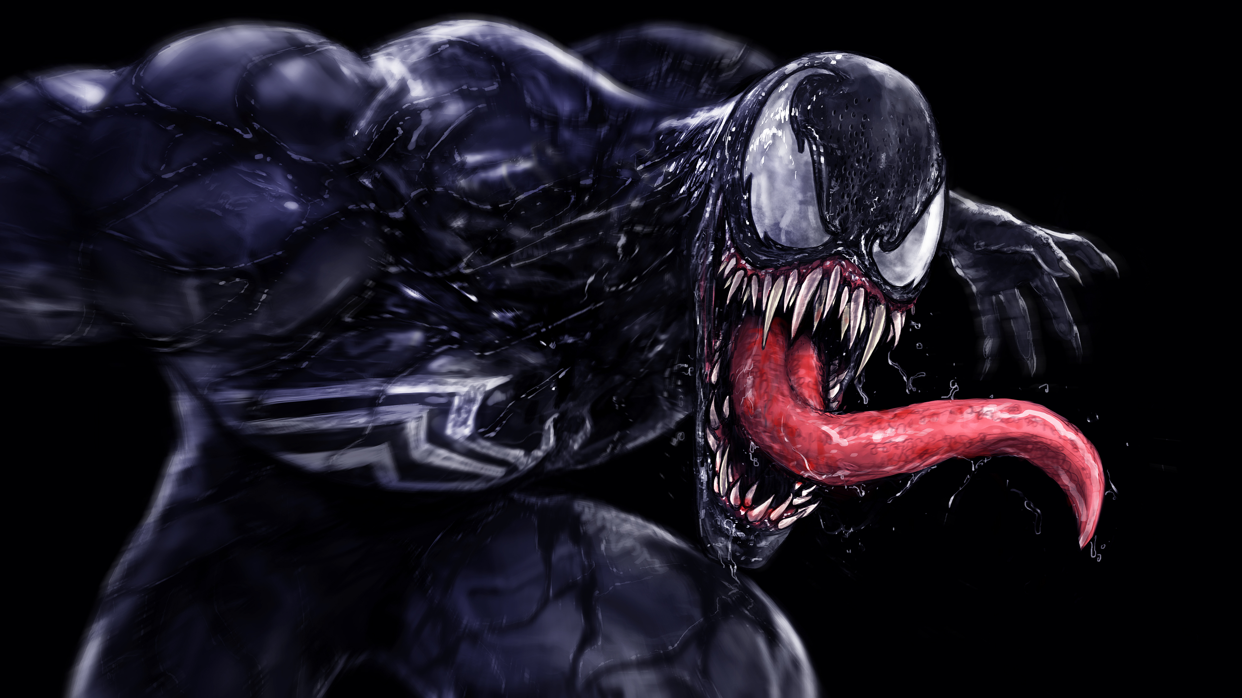 Venom Marvel Comic Art Wallpapers