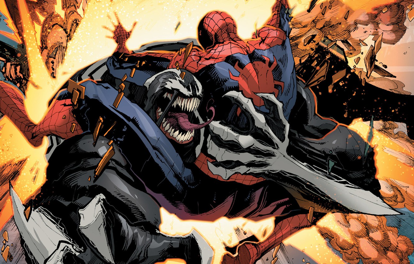 Venom Spider-Man Comicbook Wallpapers