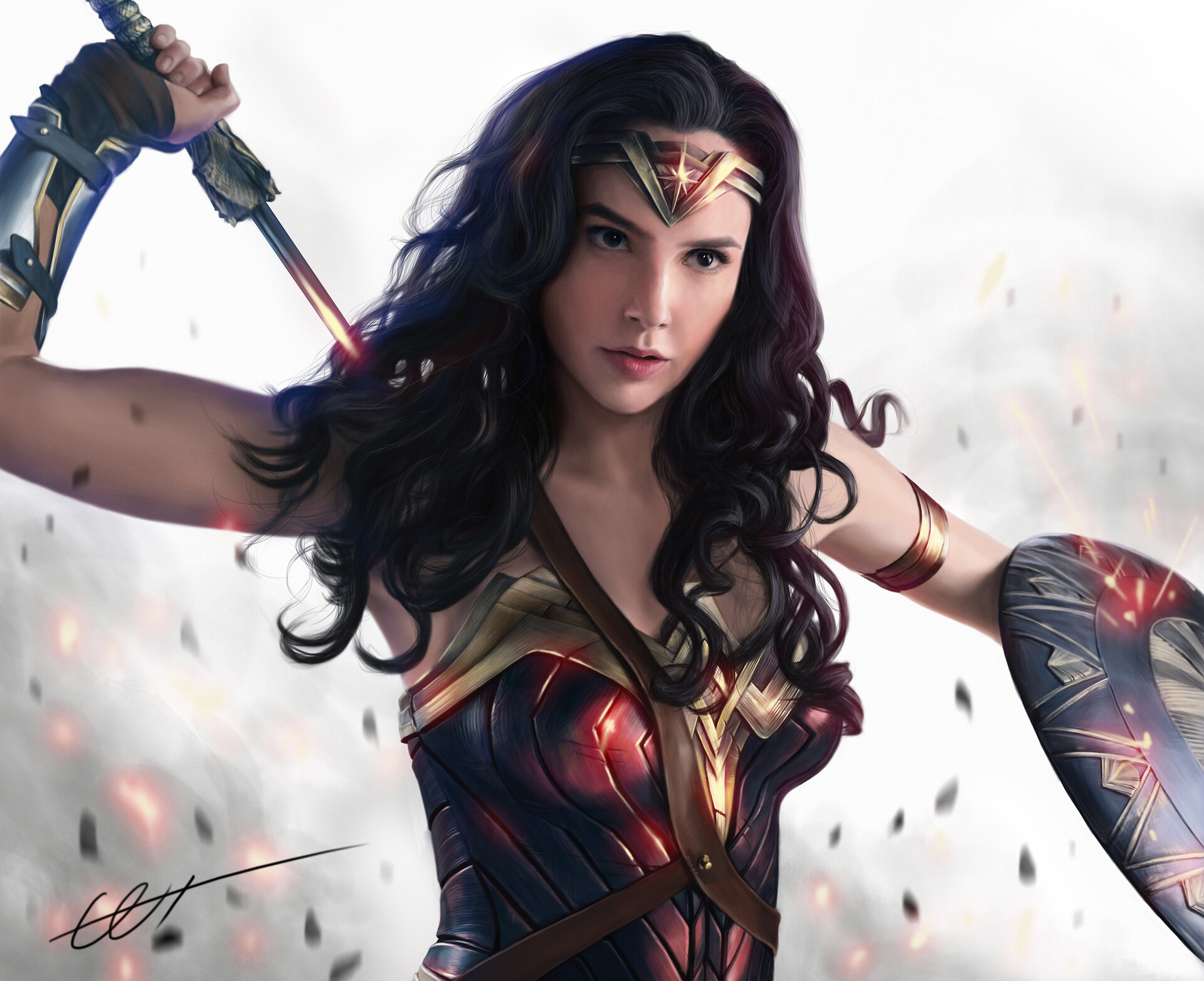 Wonder Woman Latest Art Wallpapers