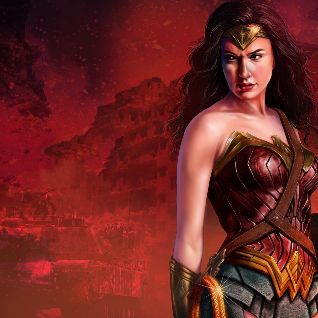 Wonder Woman Latest Art Wallpapers