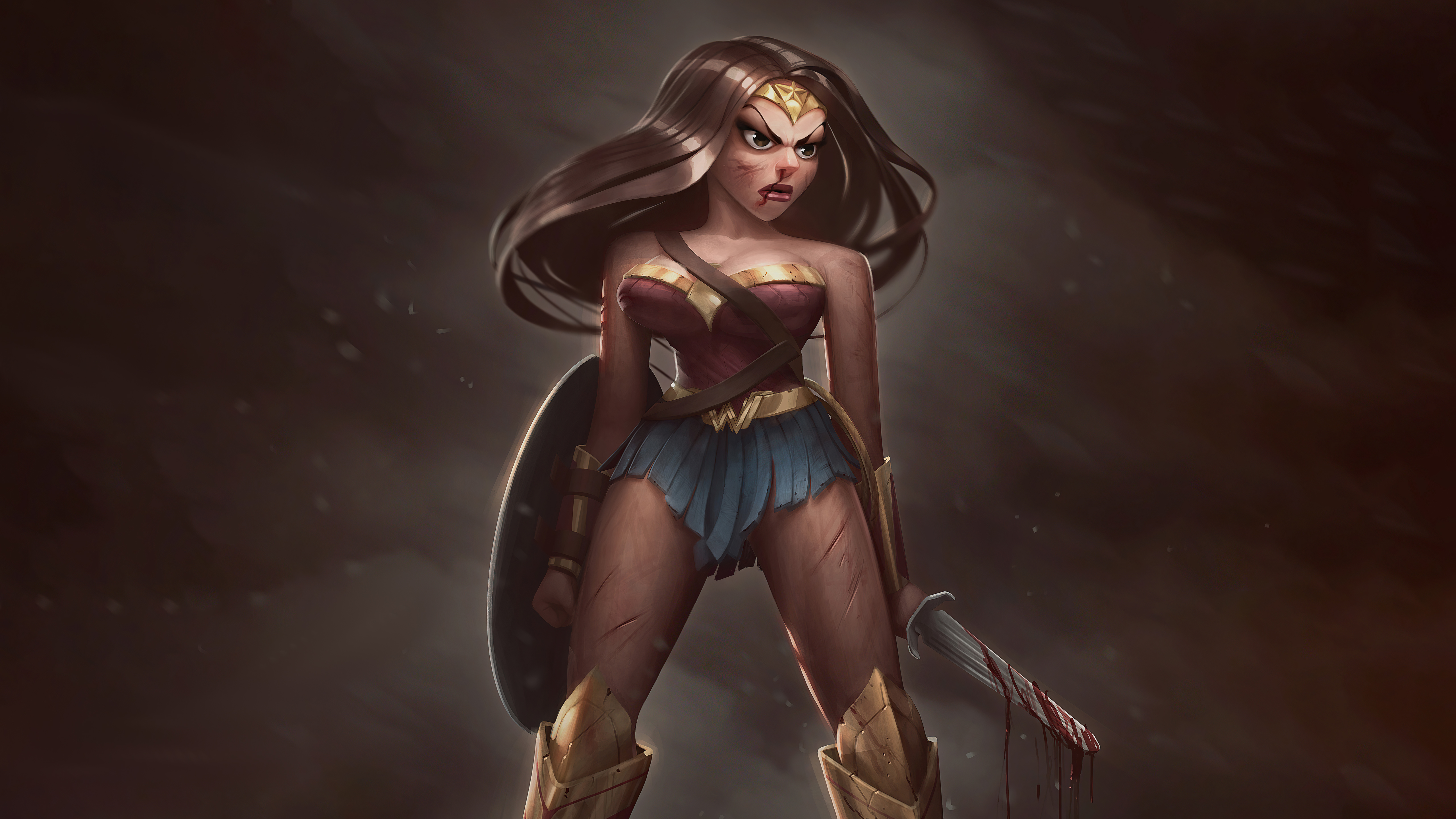 Wonder Woman Latest Art Wallpapers