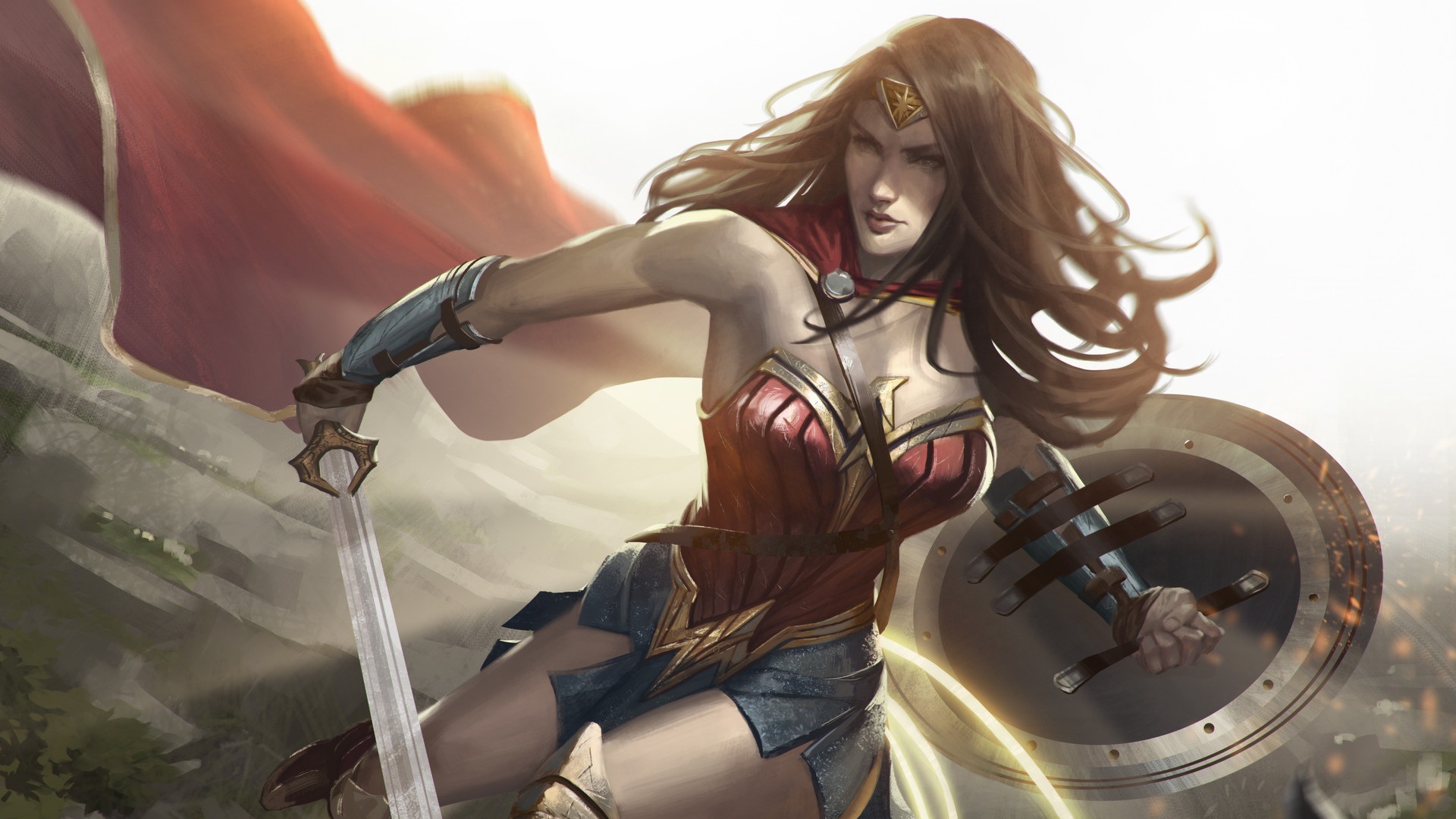 Wonder Woman Latest Art Wallpapers