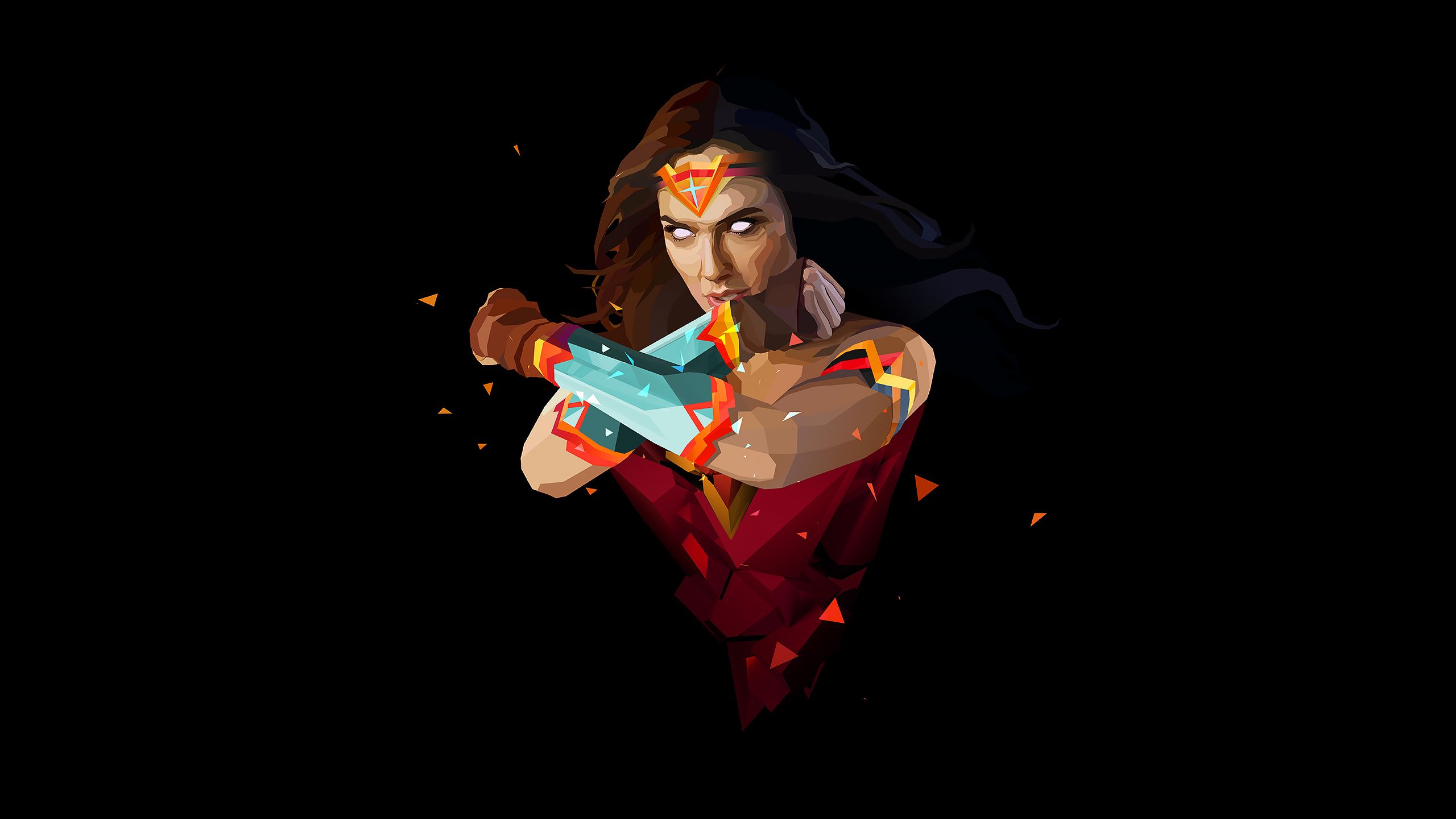 Wonder Woman Minimal Wallpapers