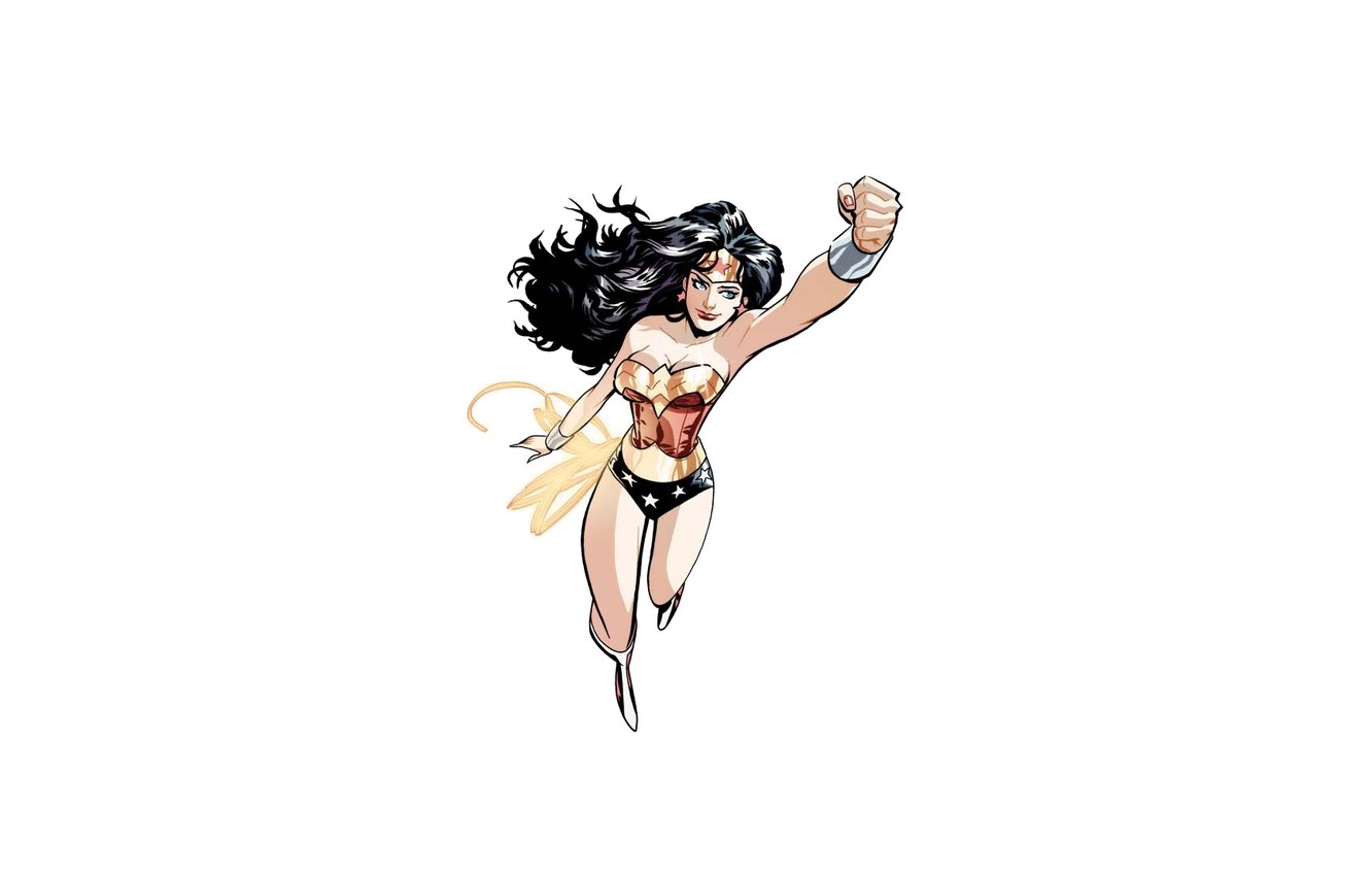 Wonder Woman Minimalist 4K Art Wallpapers