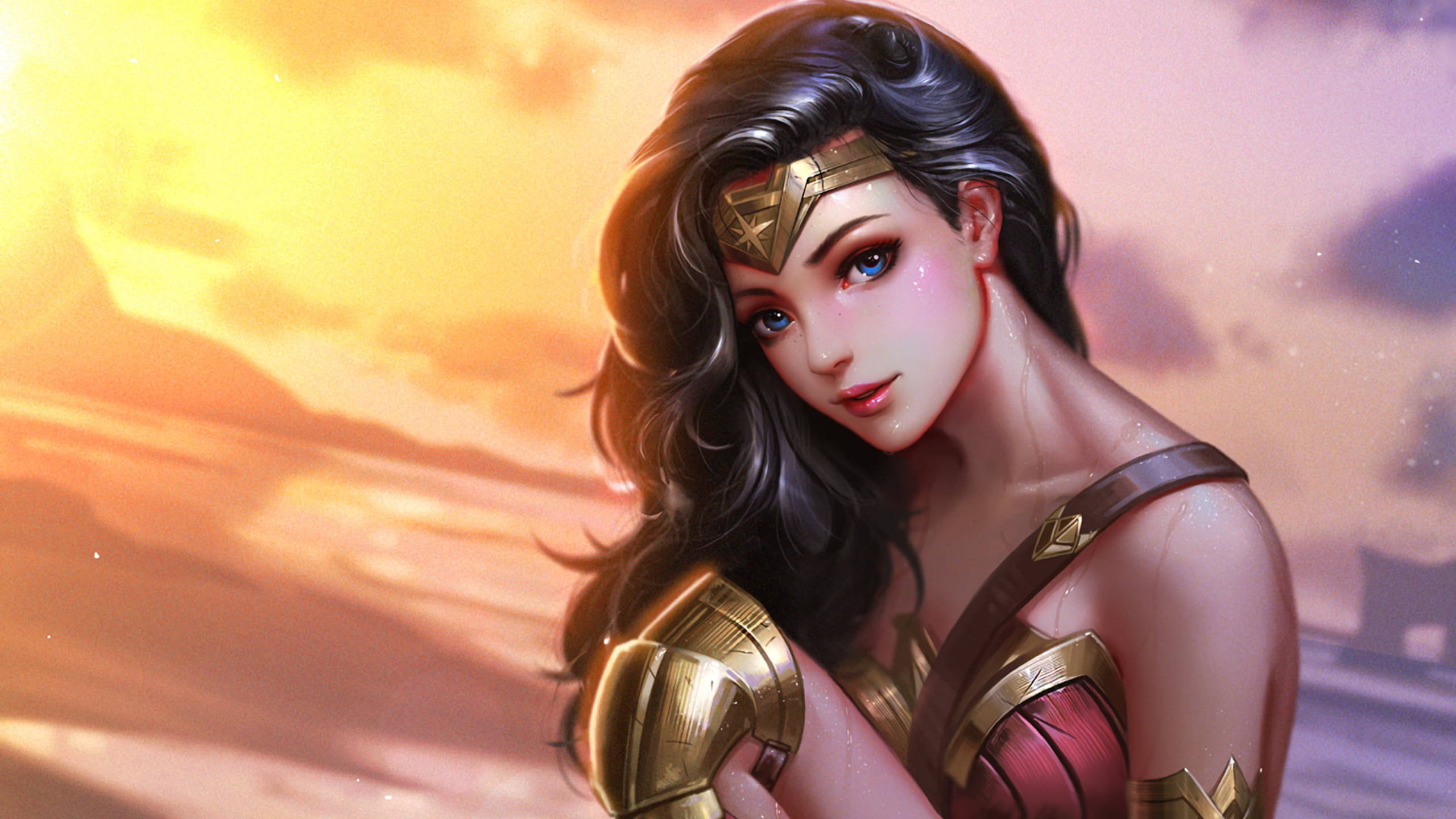 Wonder Woman Poly Art Wallpapers