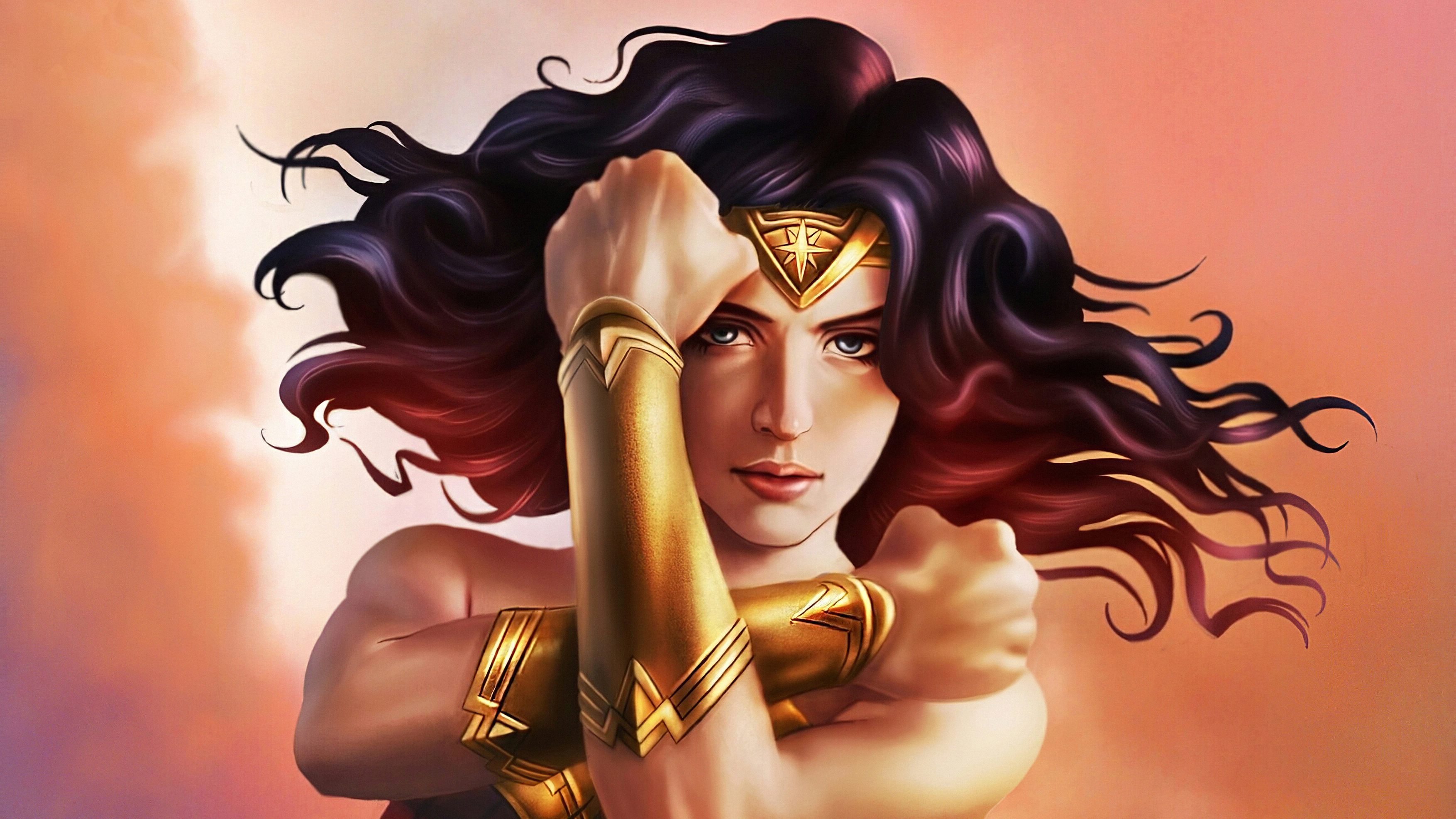 Wonder Woman Poly Art Wallpapers