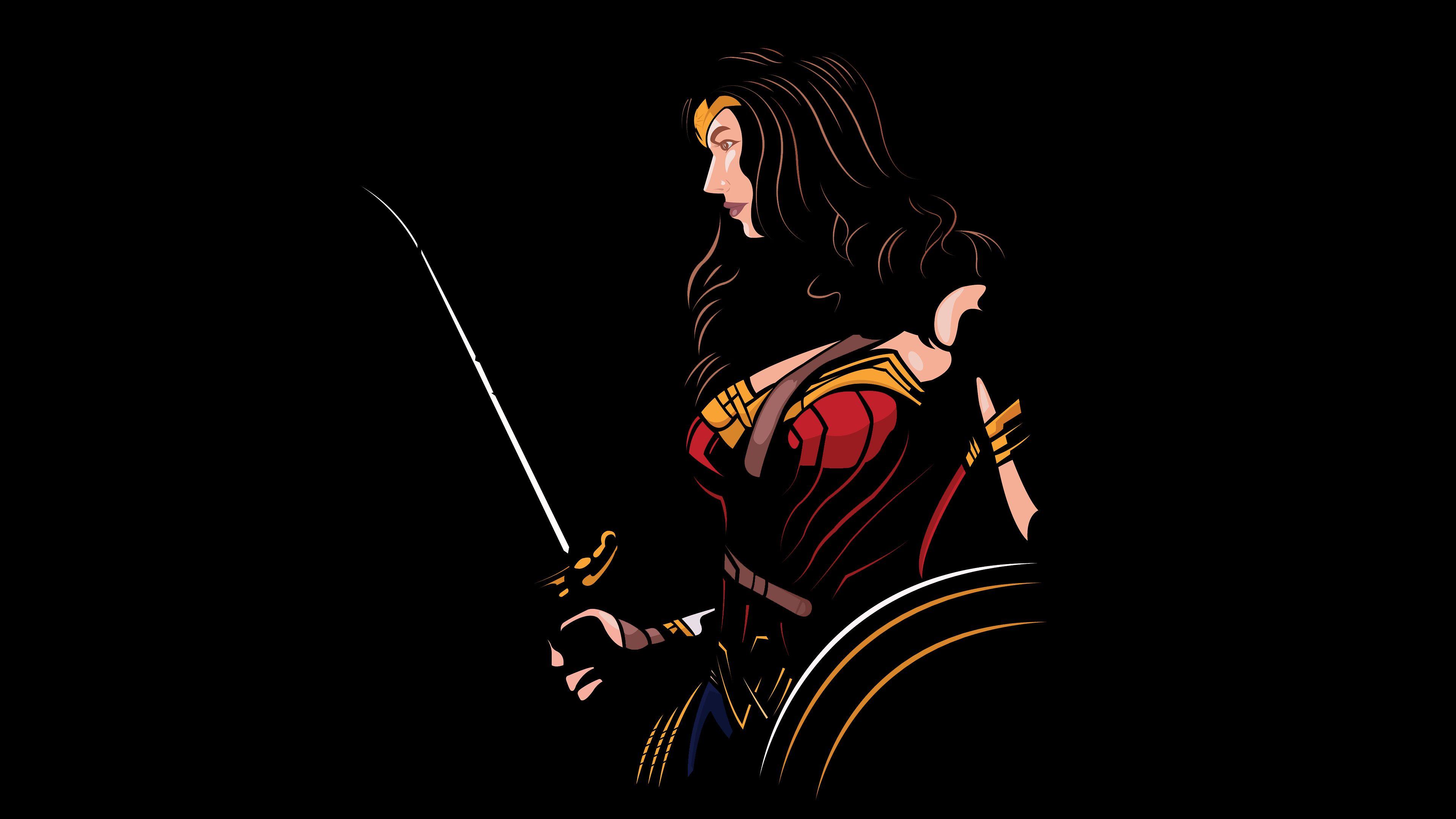 Wonder Woman Poly Art Wallpapers