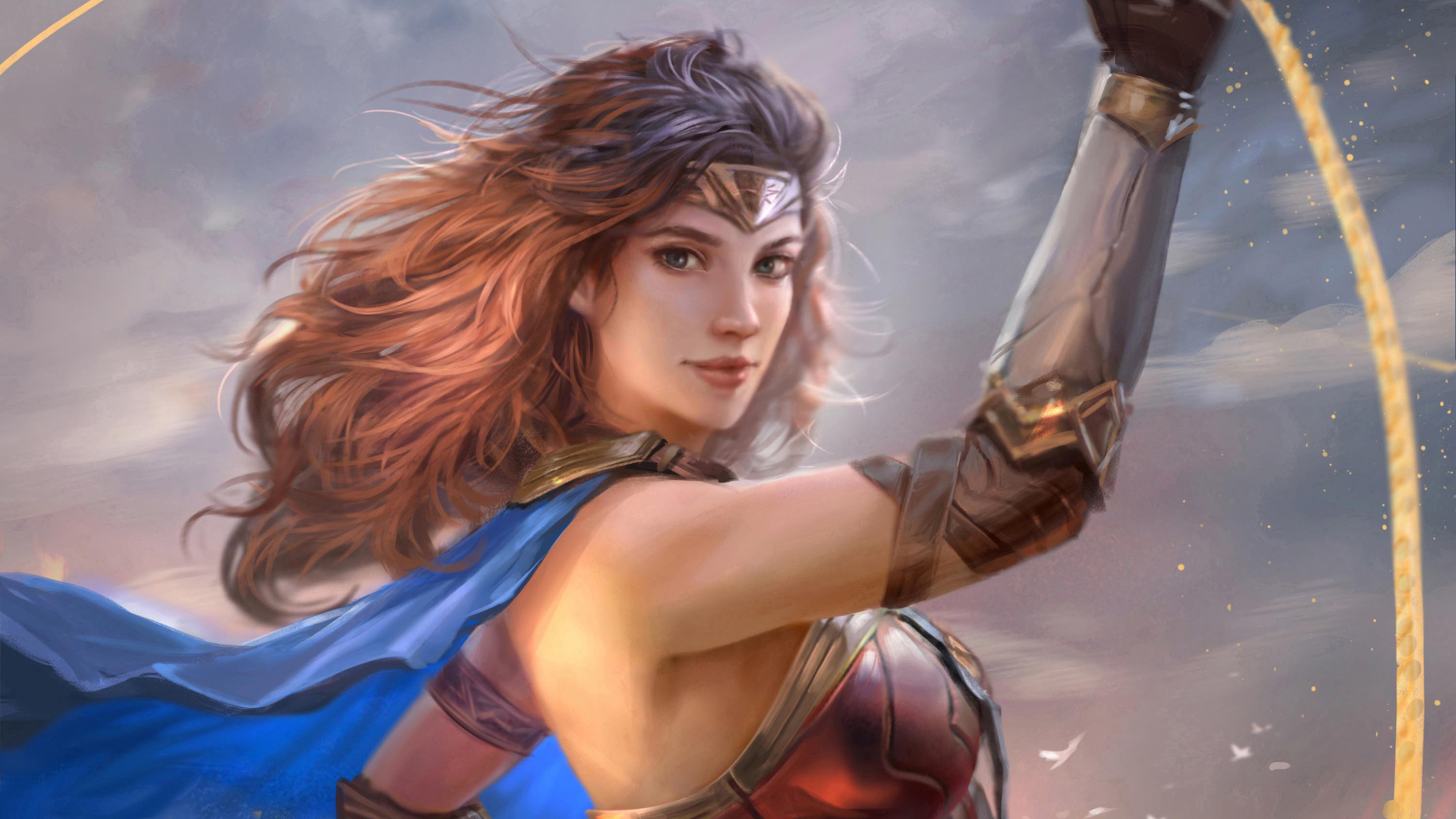 Wonder Woman Poly Art Wallpapers