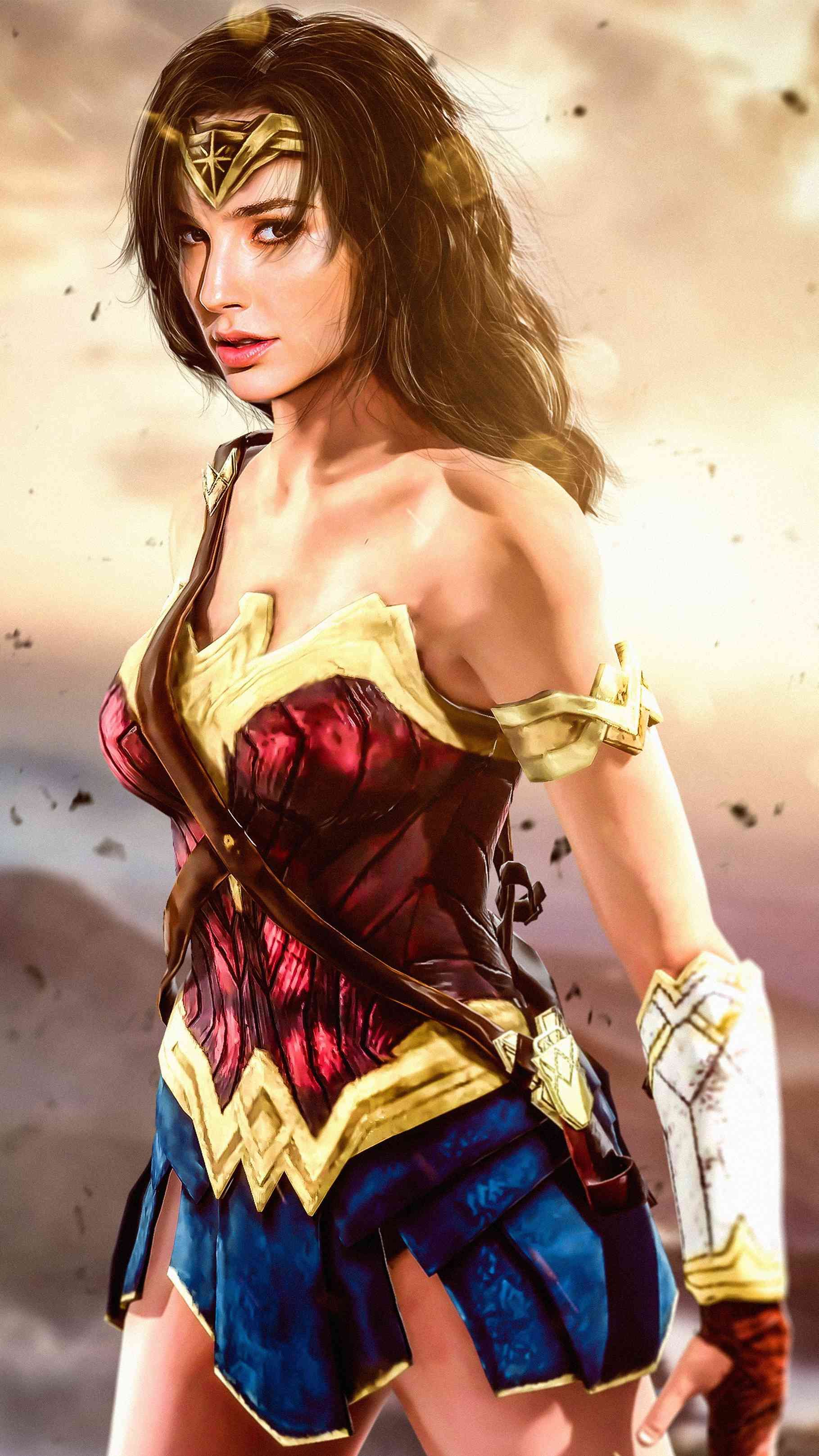 Wonder Woman Poly Art Wallpapers