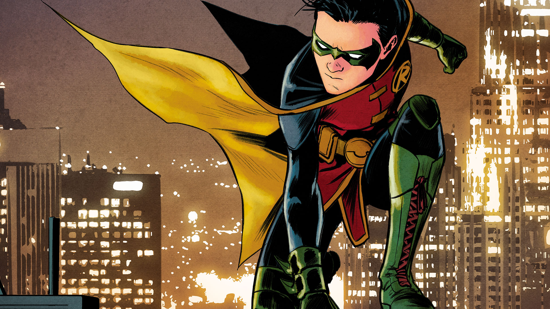 Young Robin Dc Comics Art Wallpapers