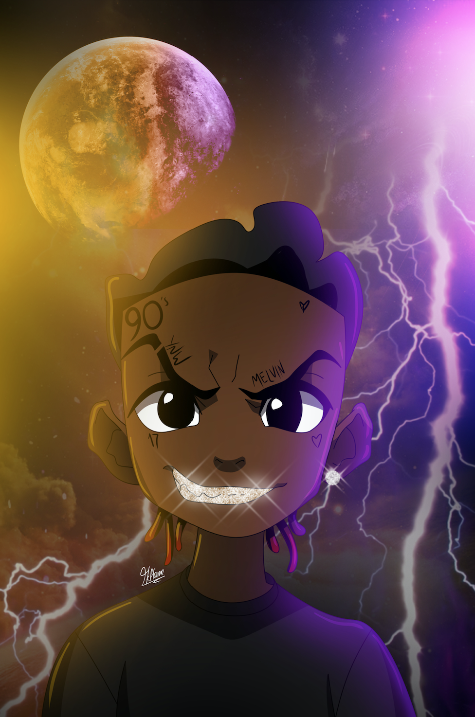 Ynw Melly Cartoon Wallpapers