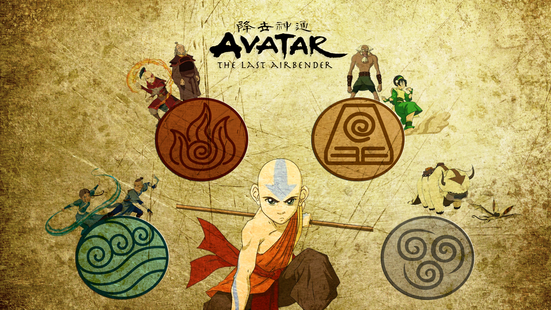 Aang Fan Digital Art Avatar Wallpapers