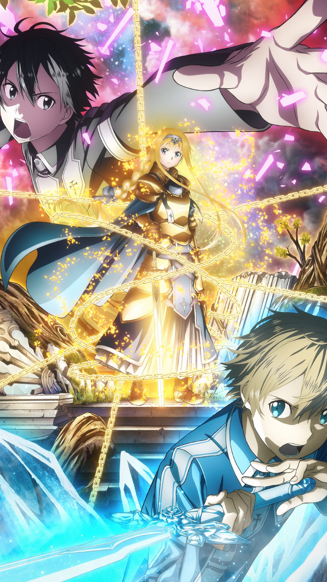 Alice, Kirito And Eugeo Sword Art Online Wallpapers