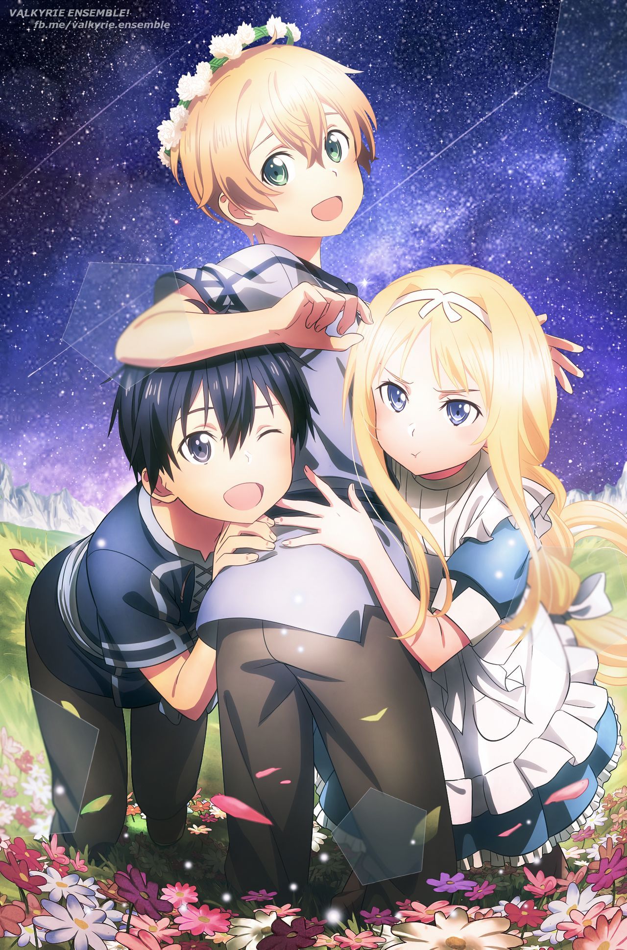 Alice, Kirito And Eugeo Sword Art Online Wallpapers