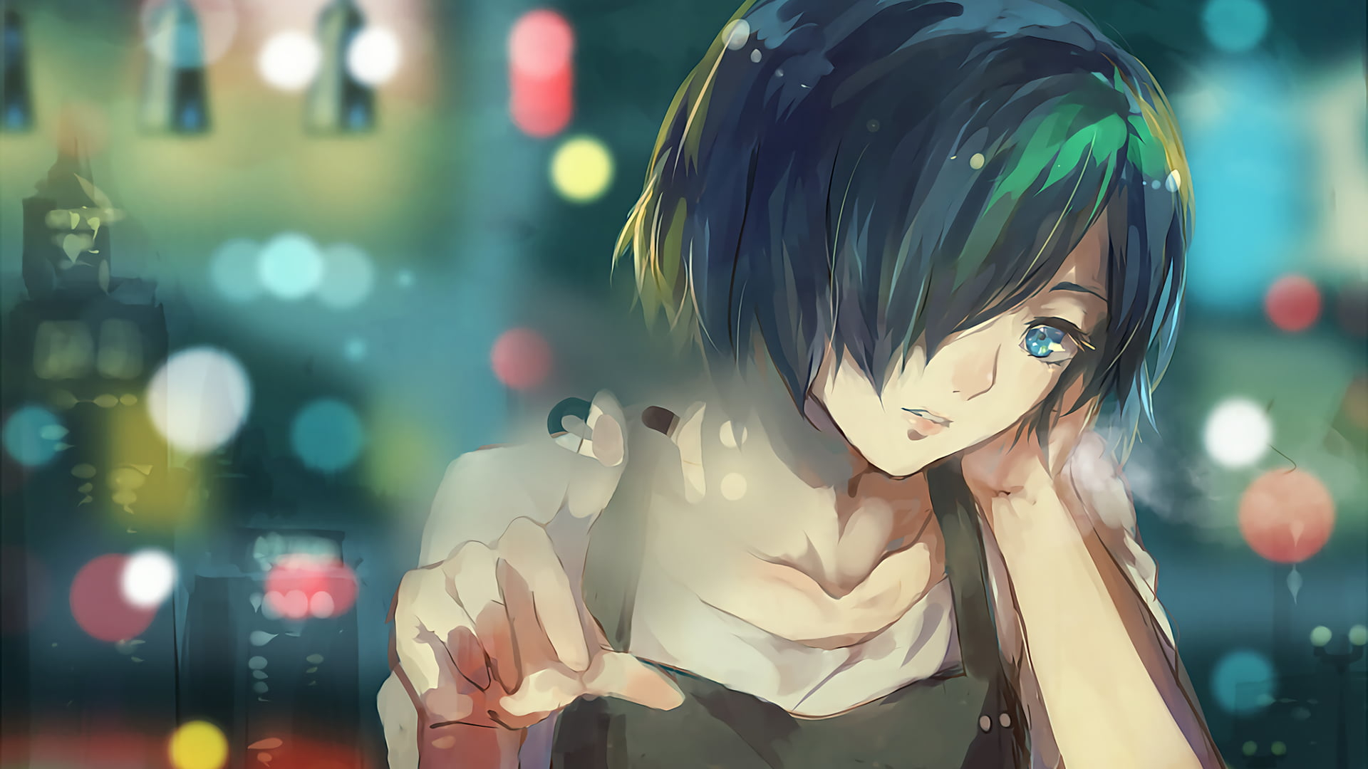 Anime 1920X1080 Green Wallpapers