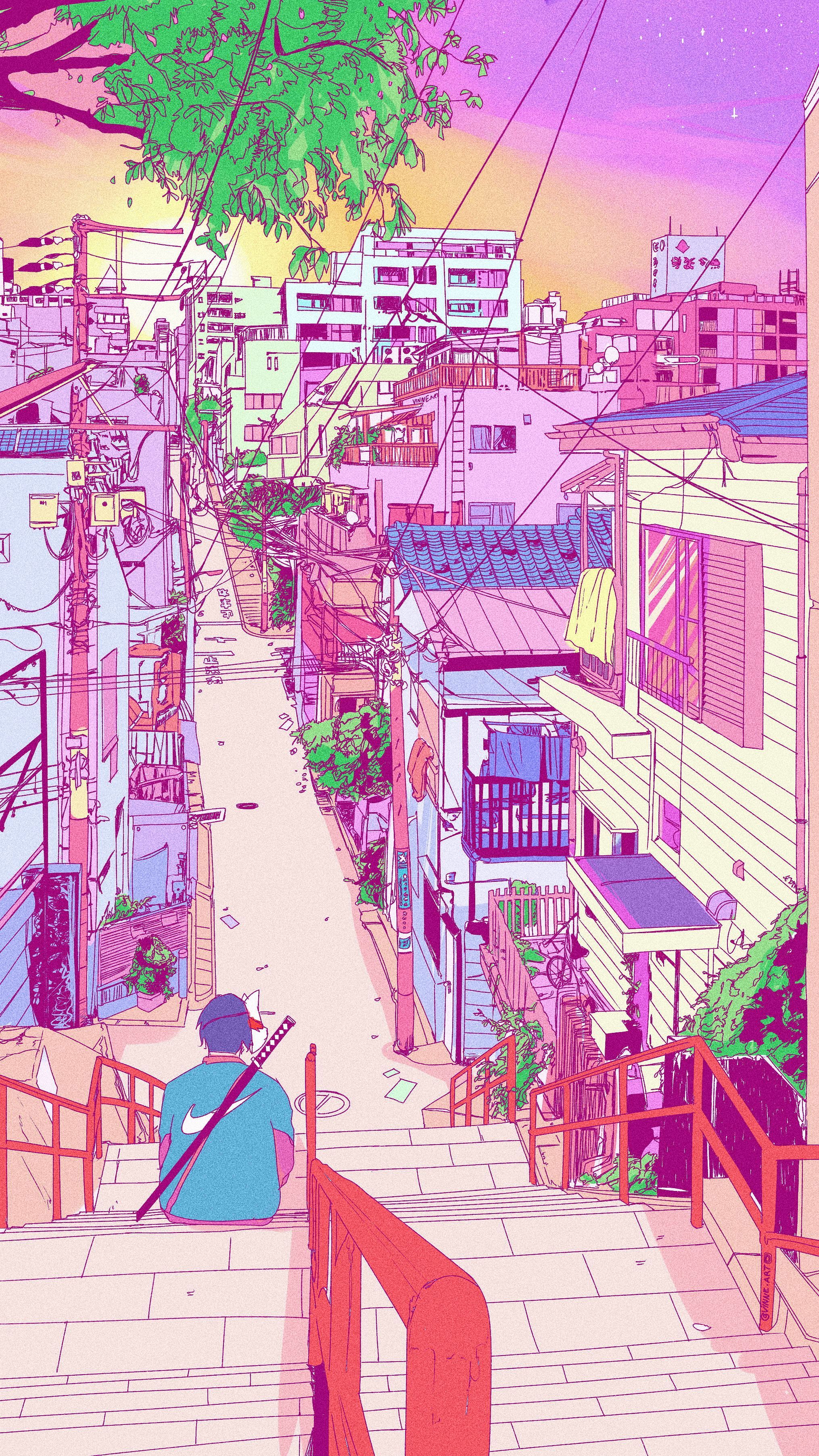 Anime Aesthetic Painting Wallpapers