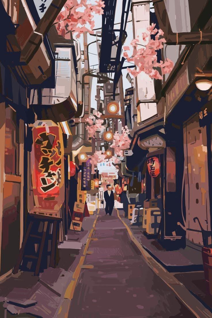 Anime Aesthetic Painting Wallpapers