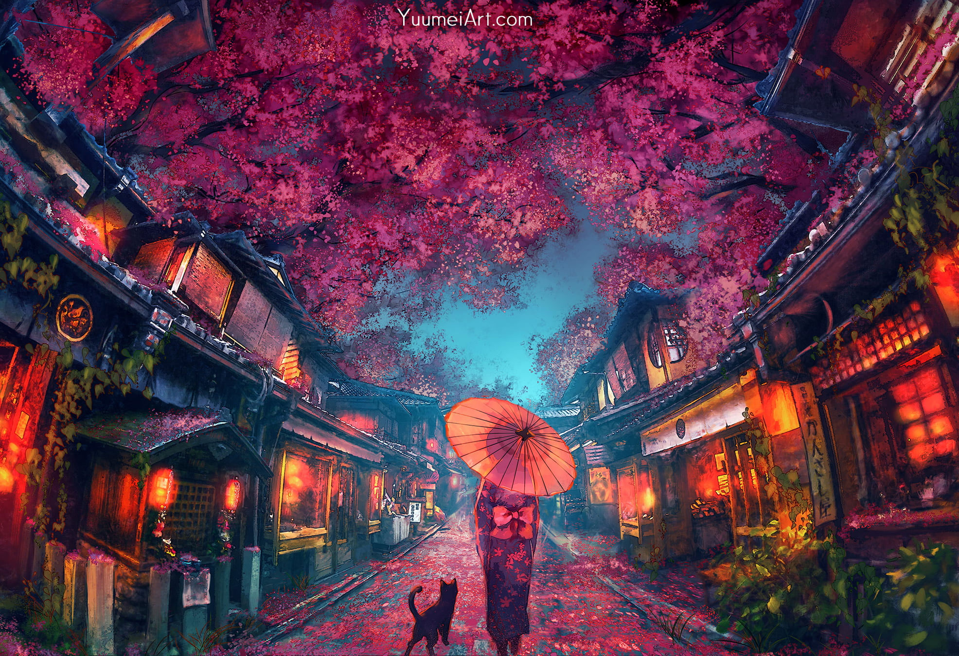 Anime Alleyway Wallpapers