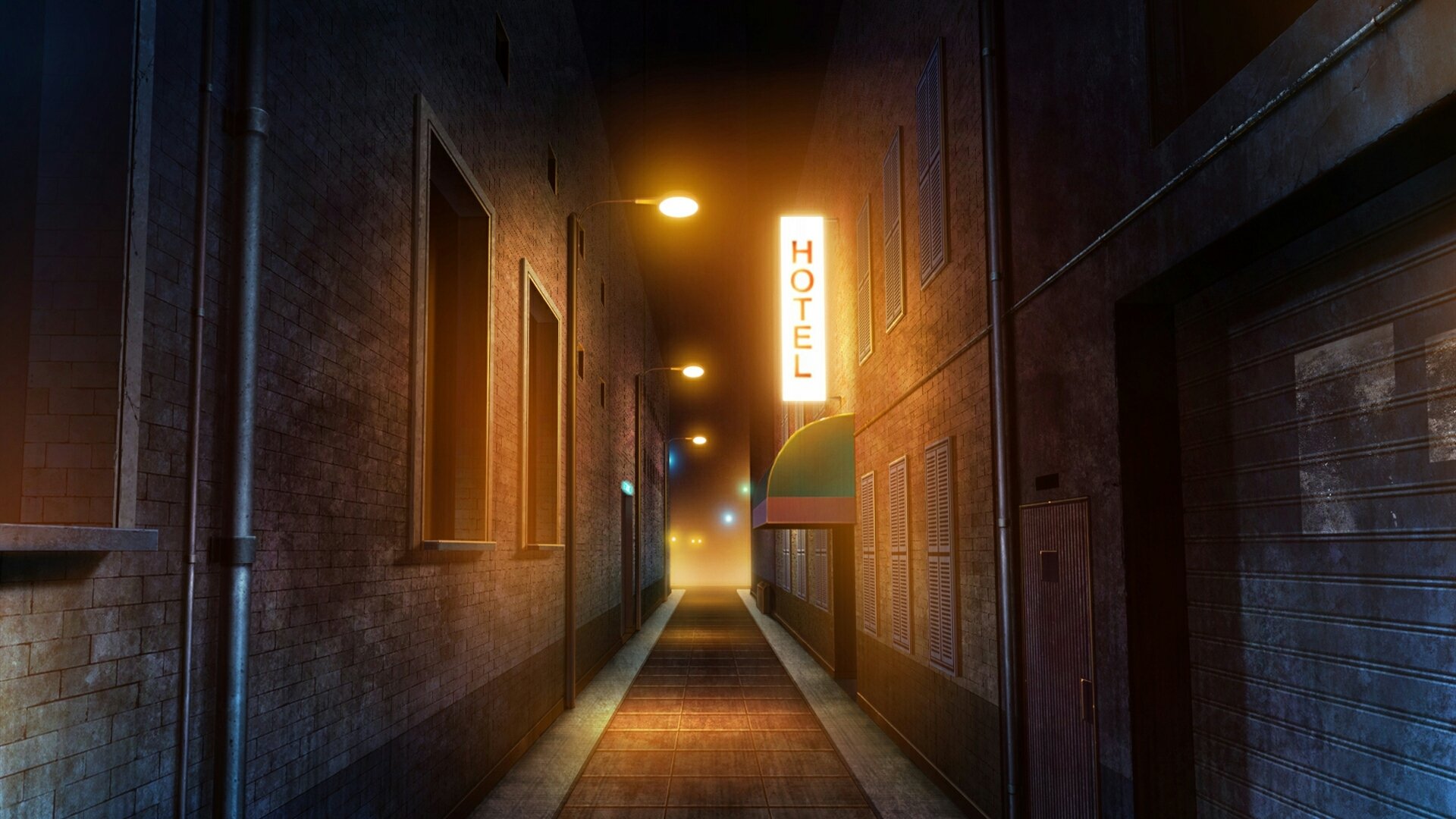 Anime Alleyway Wallpapers