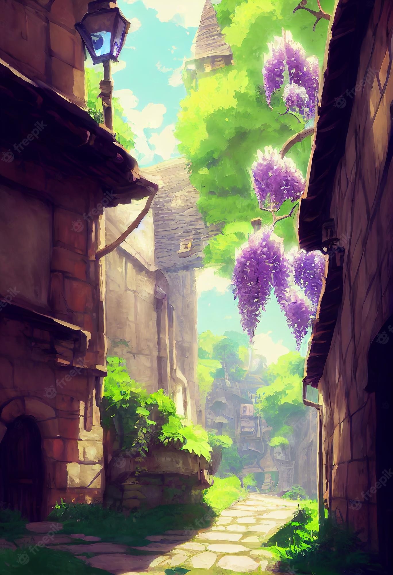 Anime Alleyway Wallpapers