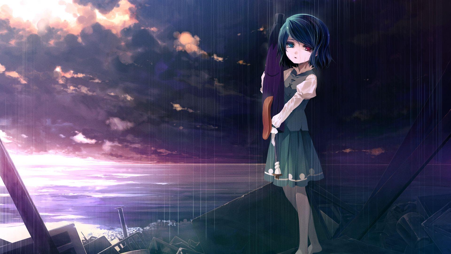 Anime Alone Girl Wallpapers