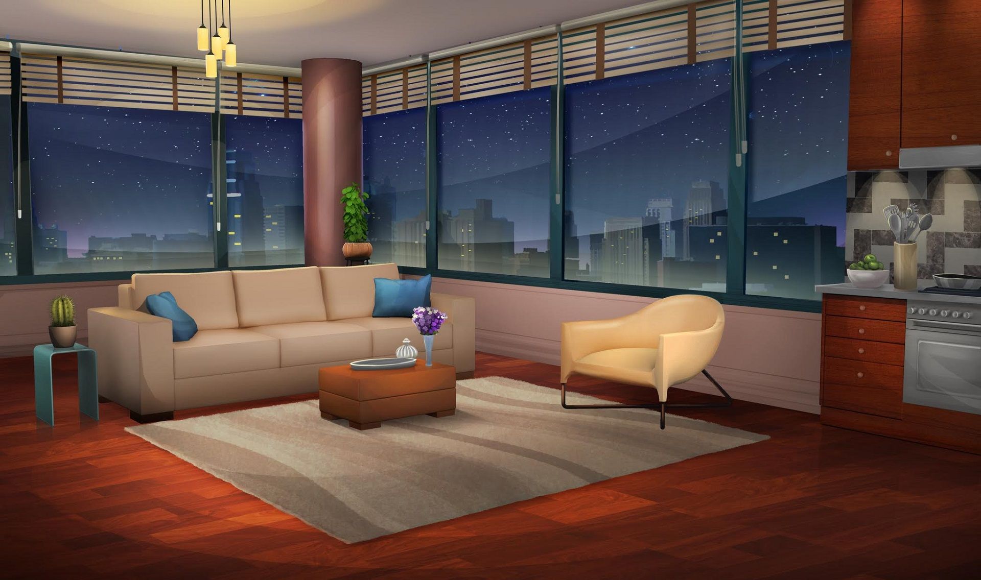 Anime Apartment Wallpapers