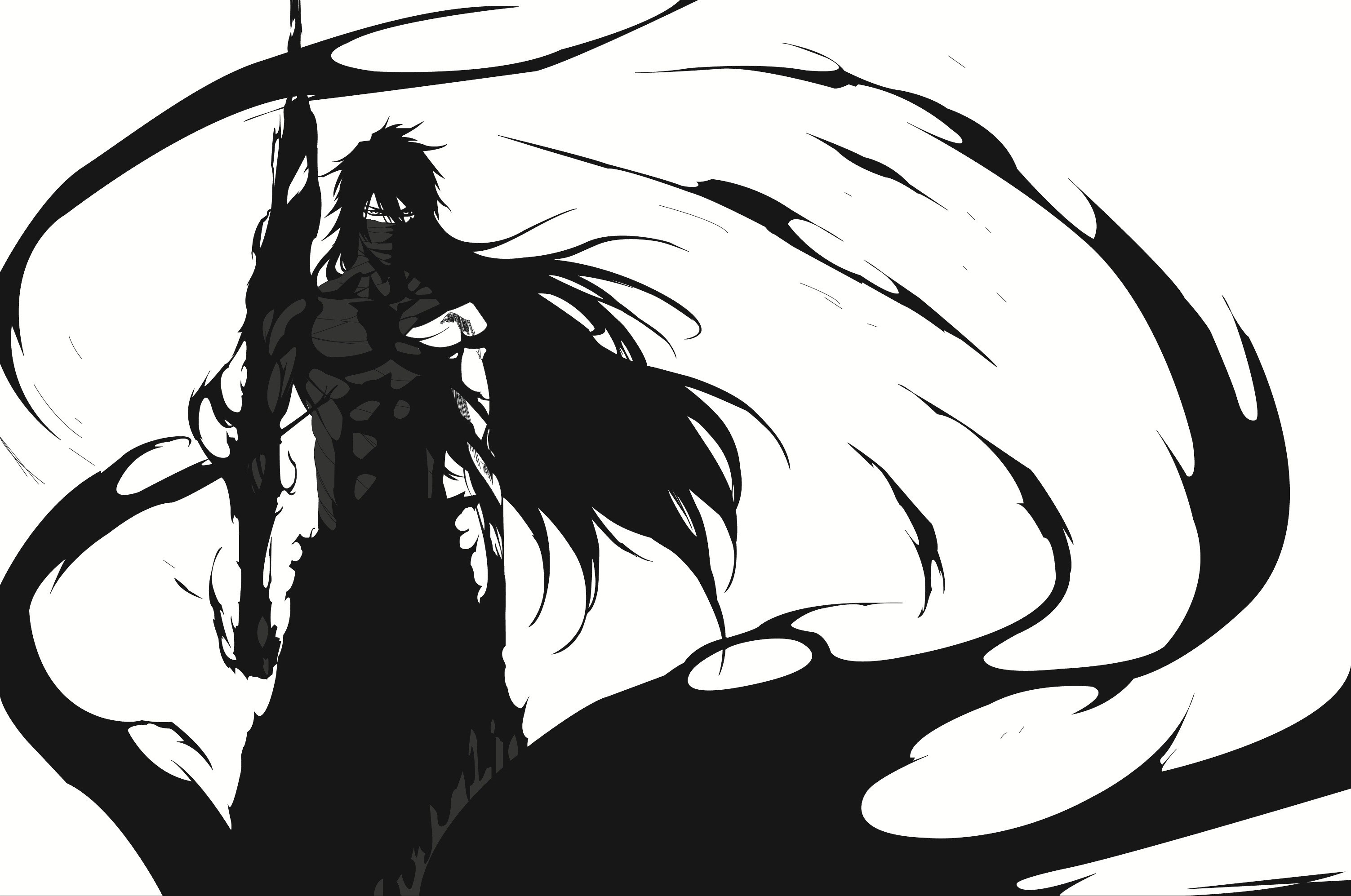 Anime Art Black And White Wallpapers