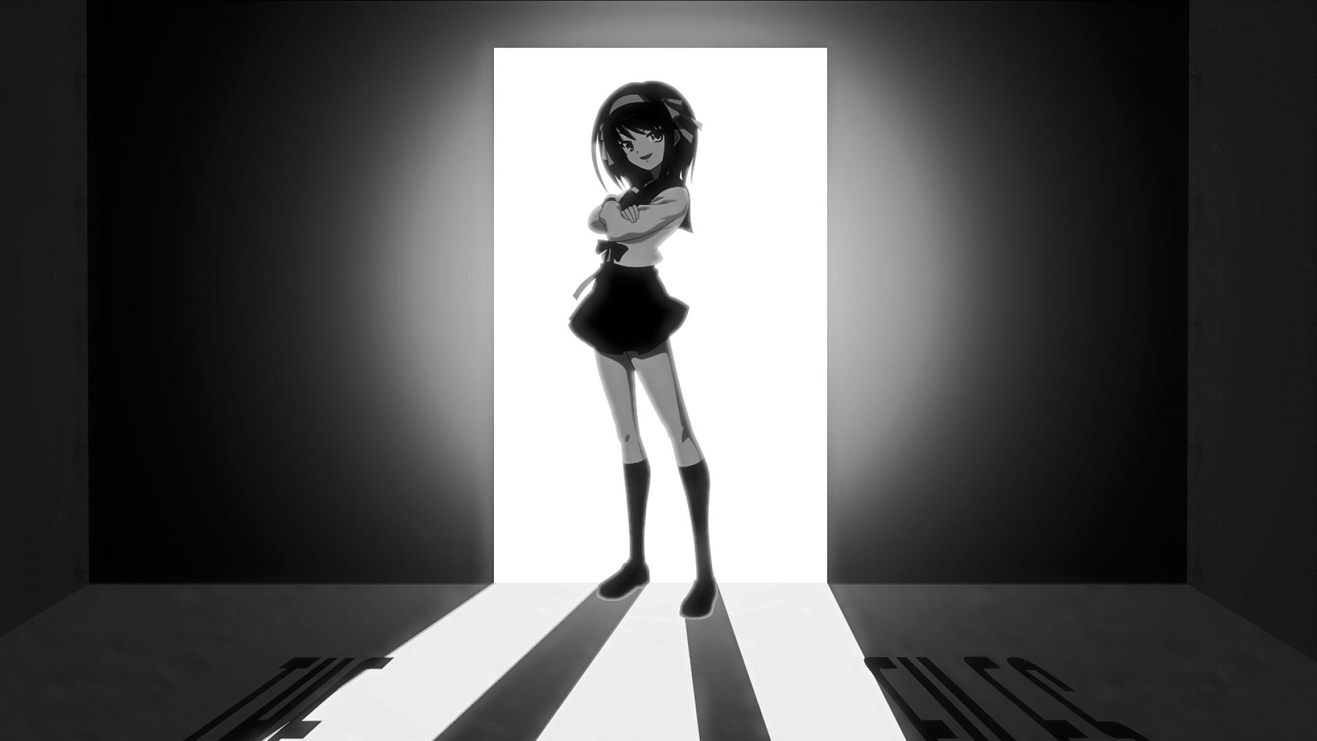 Anime Art Black And White Wallpapers