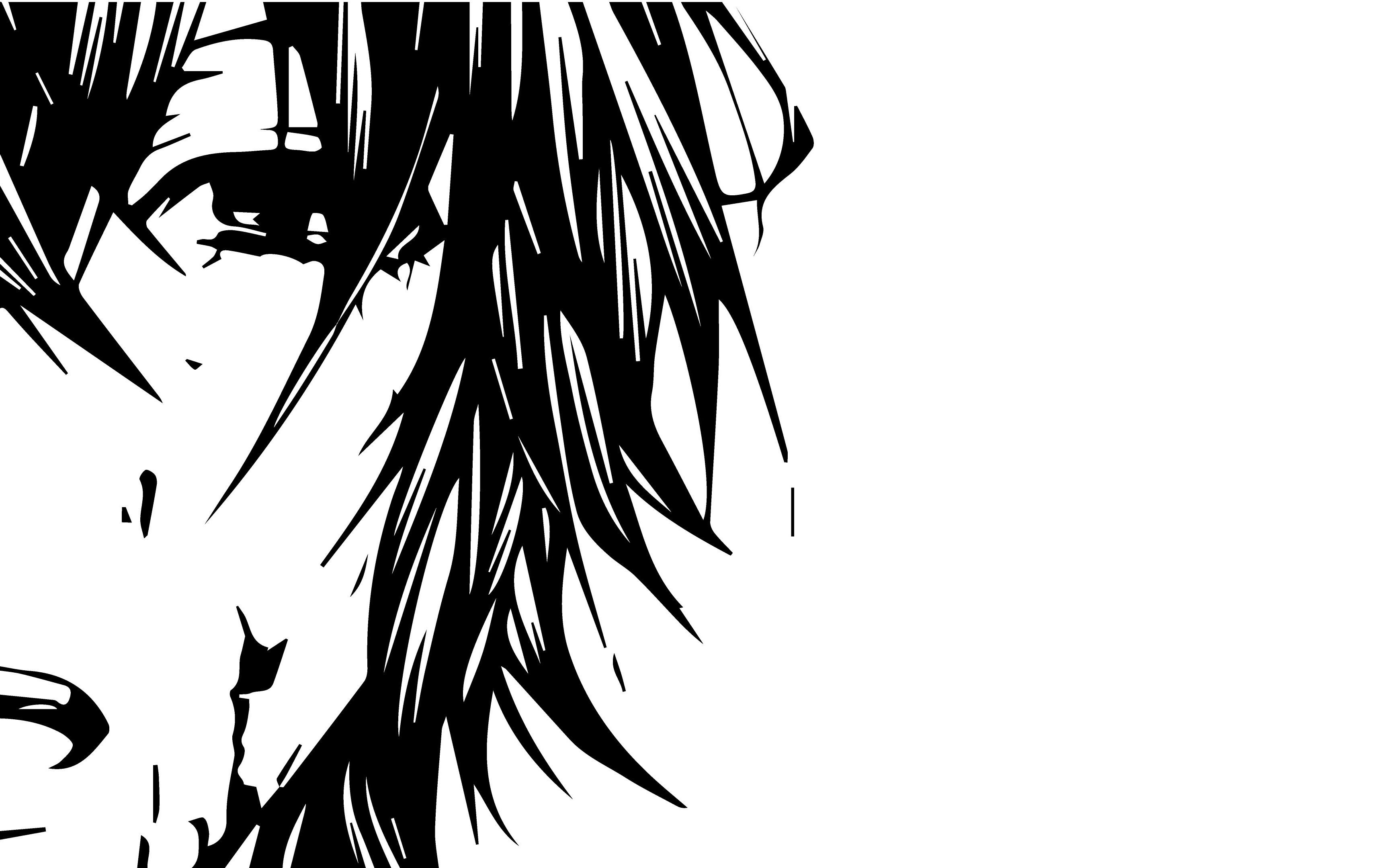 Anime Black And White Boy Wallpapers