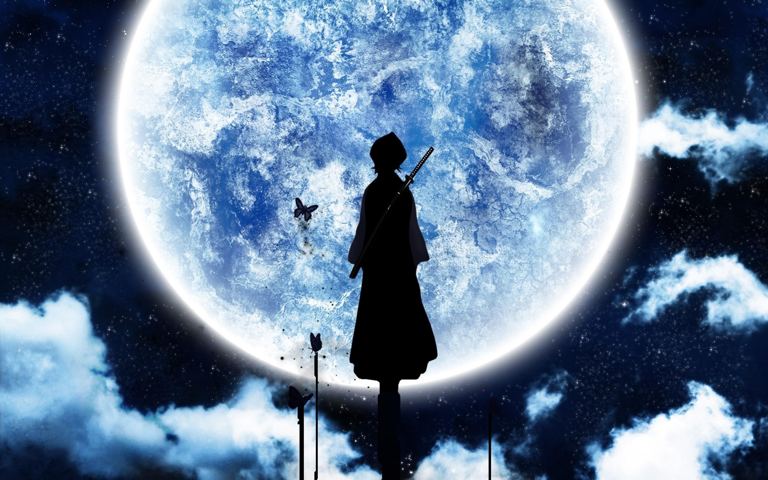 Anime Blue Moon Wallpapers