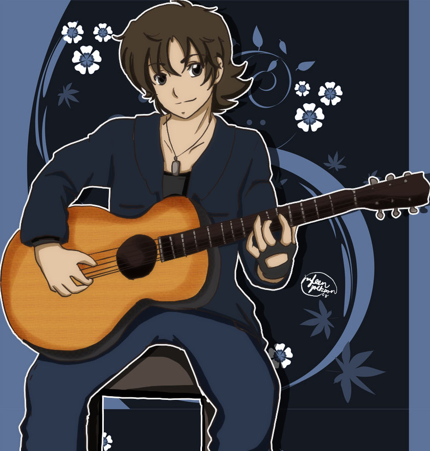 Anime Boy Playing Guitar Wallpapers